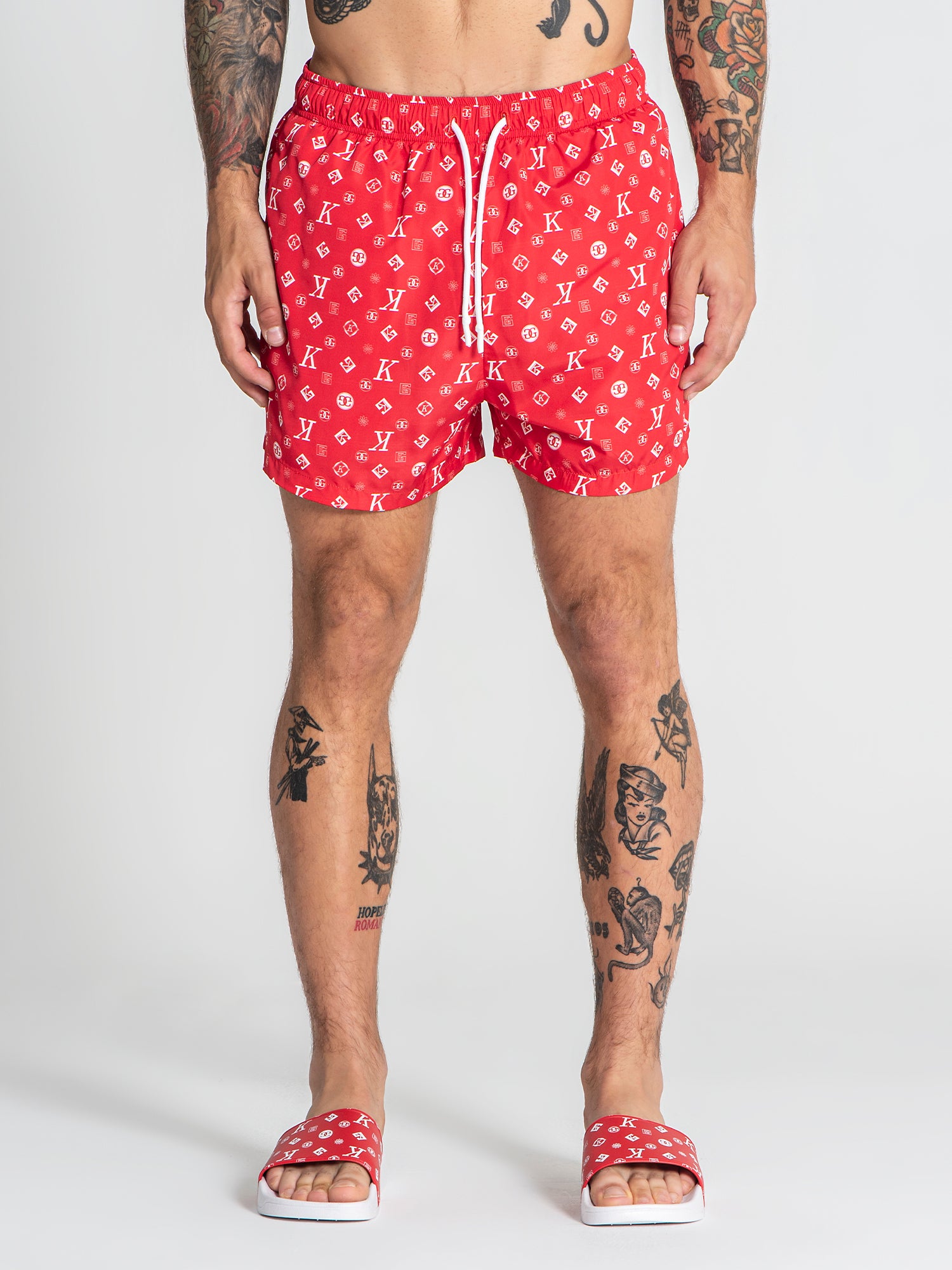 Red Mania Swimshorts