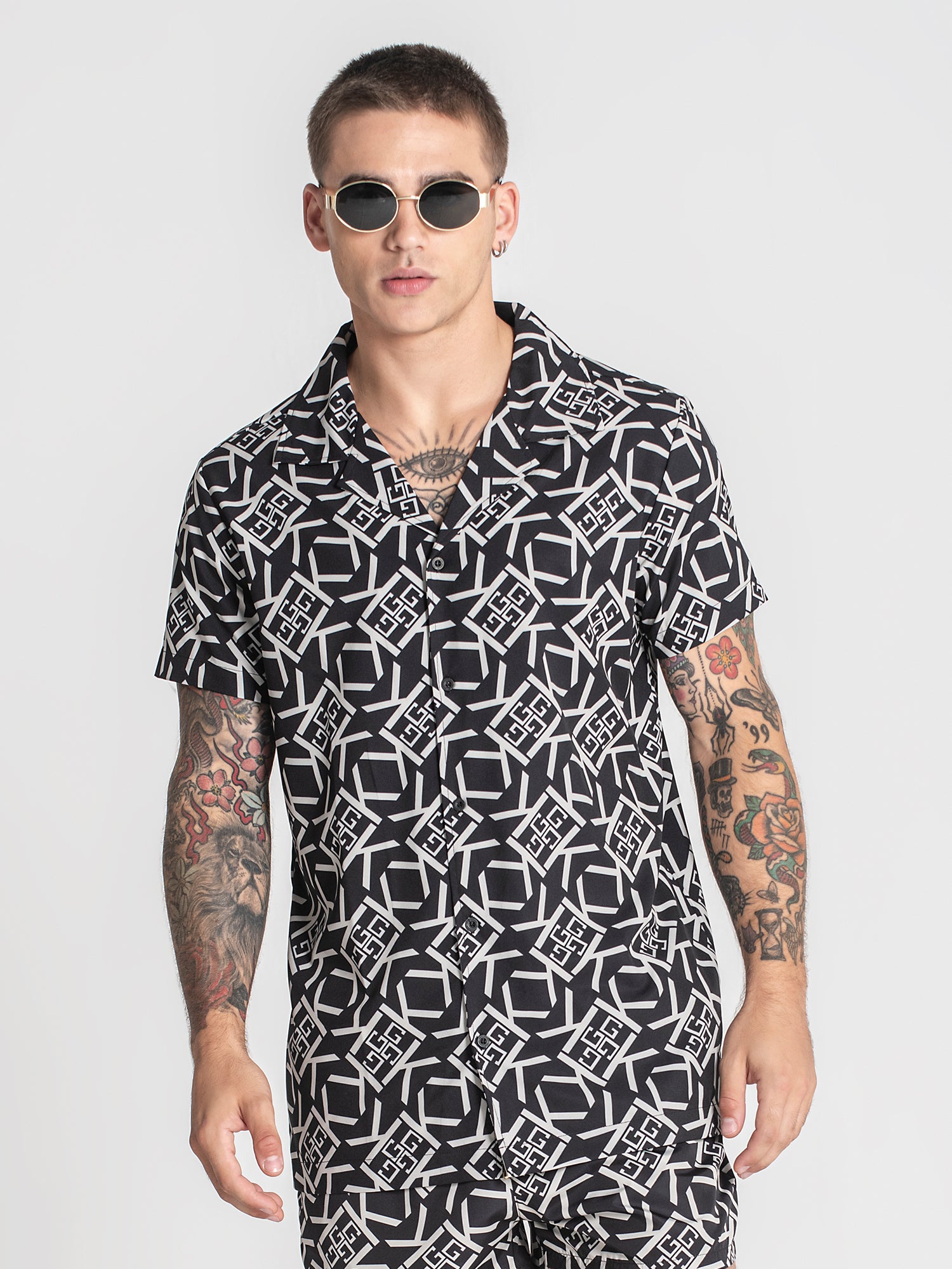 shirts / Black Gatsby Gold Shirt