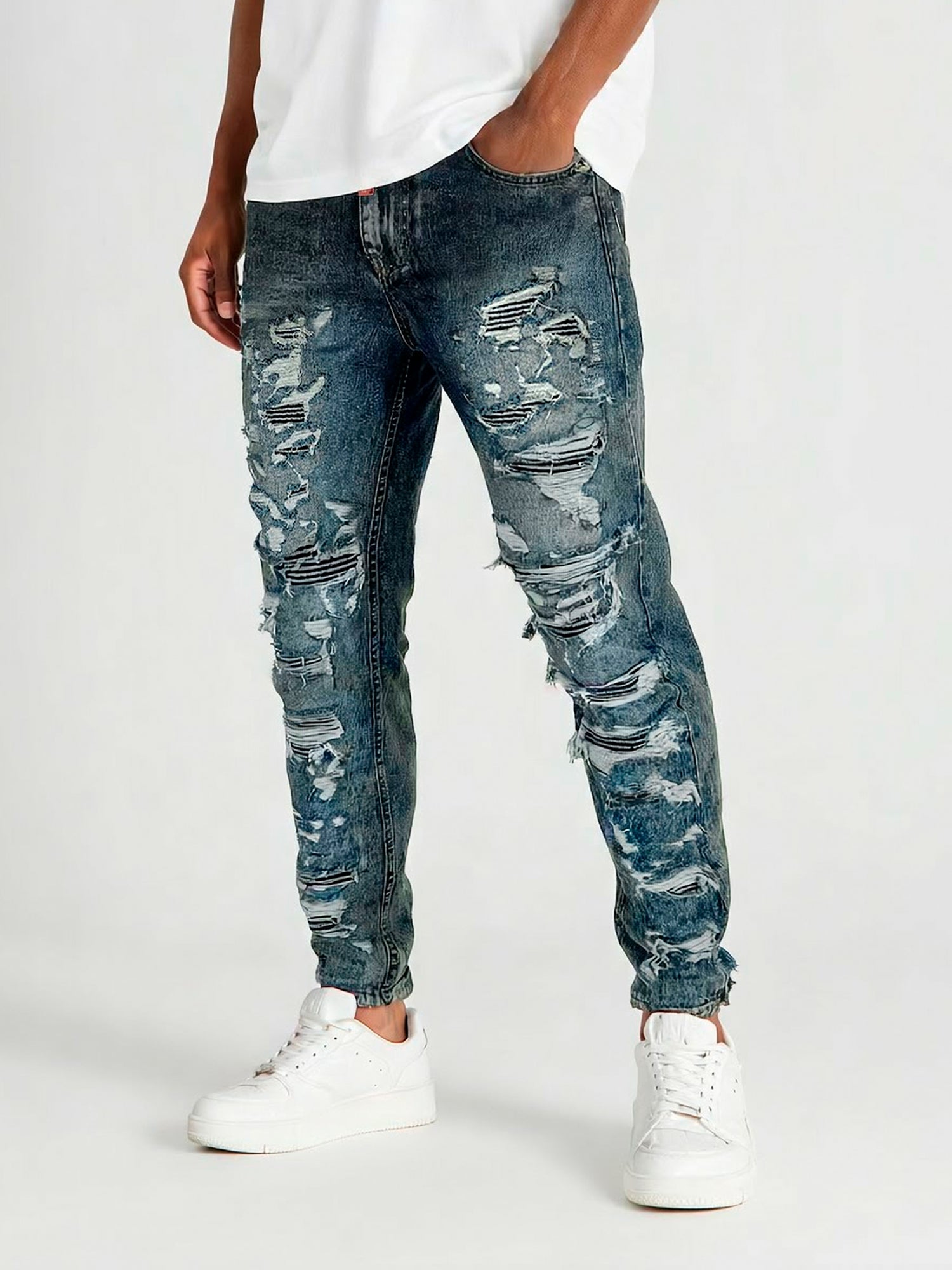 Blue Divergent Slim Fit Jeans