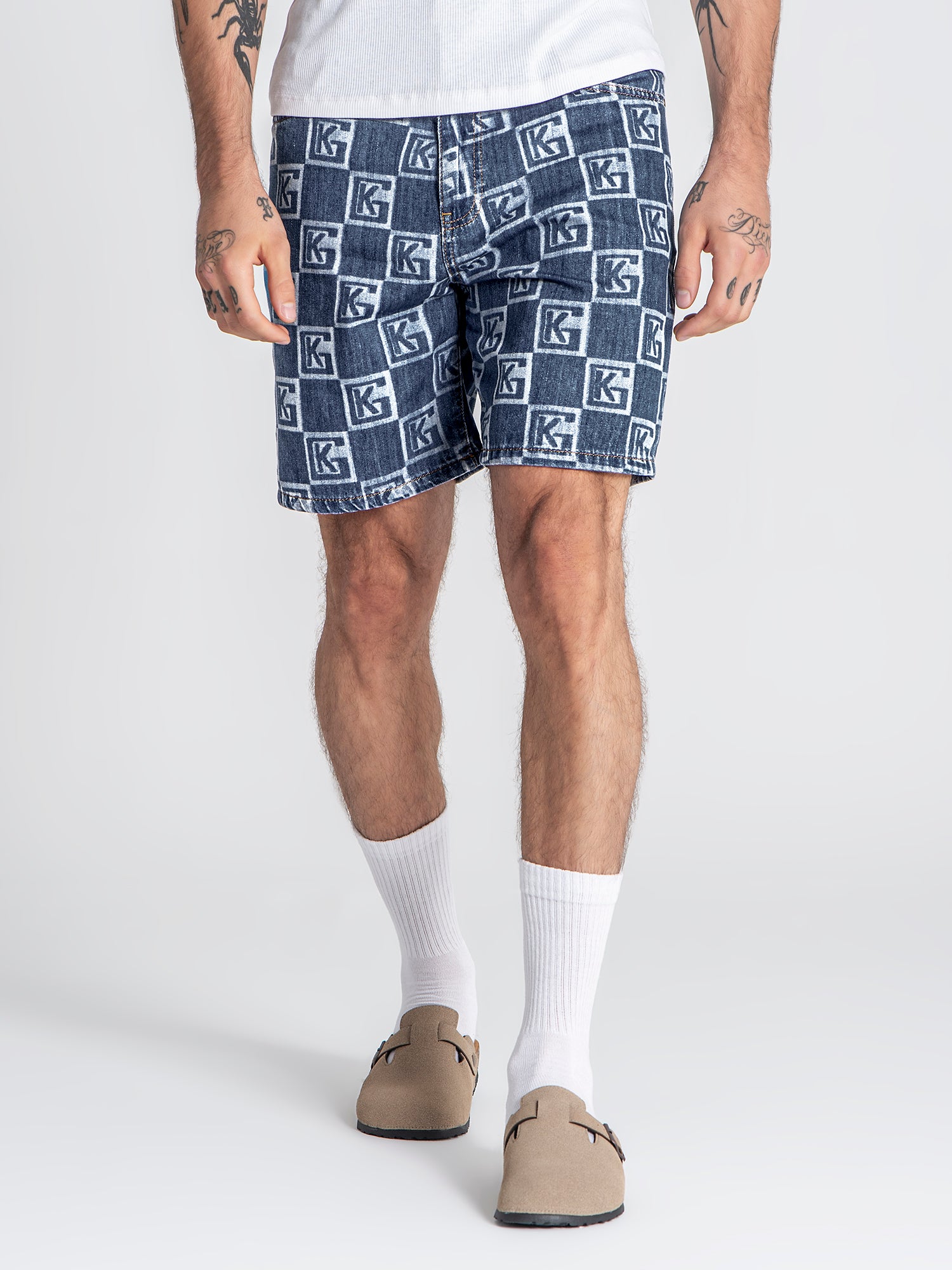 Blue Clone Denim Shorts