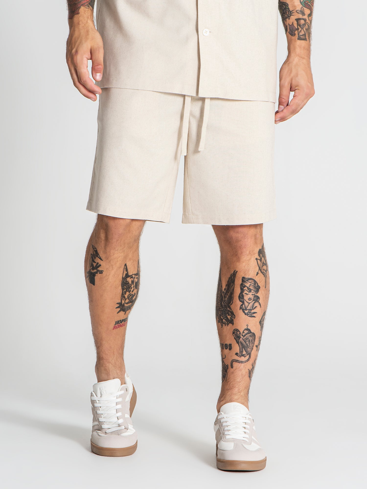 Beige Natura Shorts
