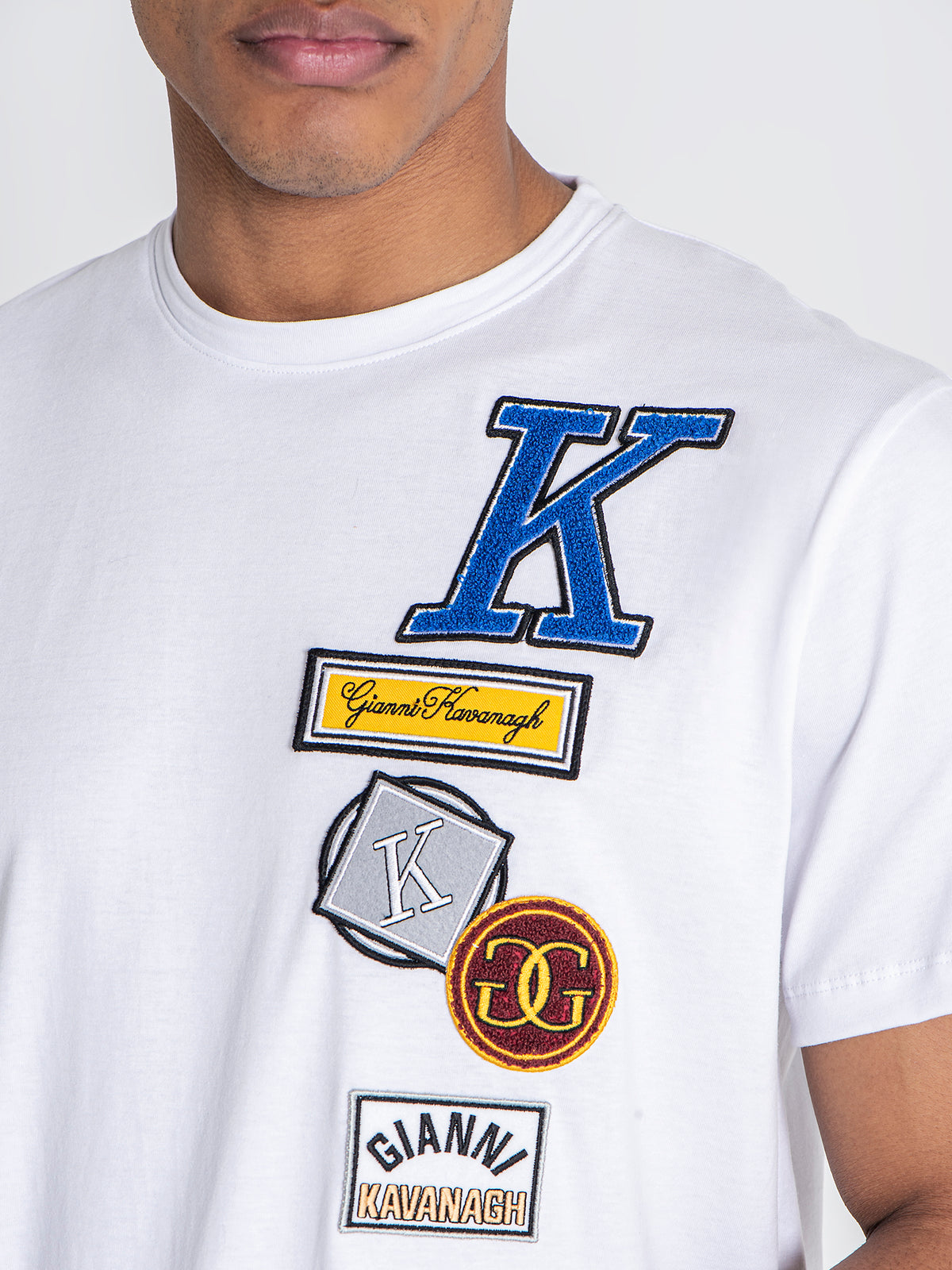 t-shirts / White Collage Tee