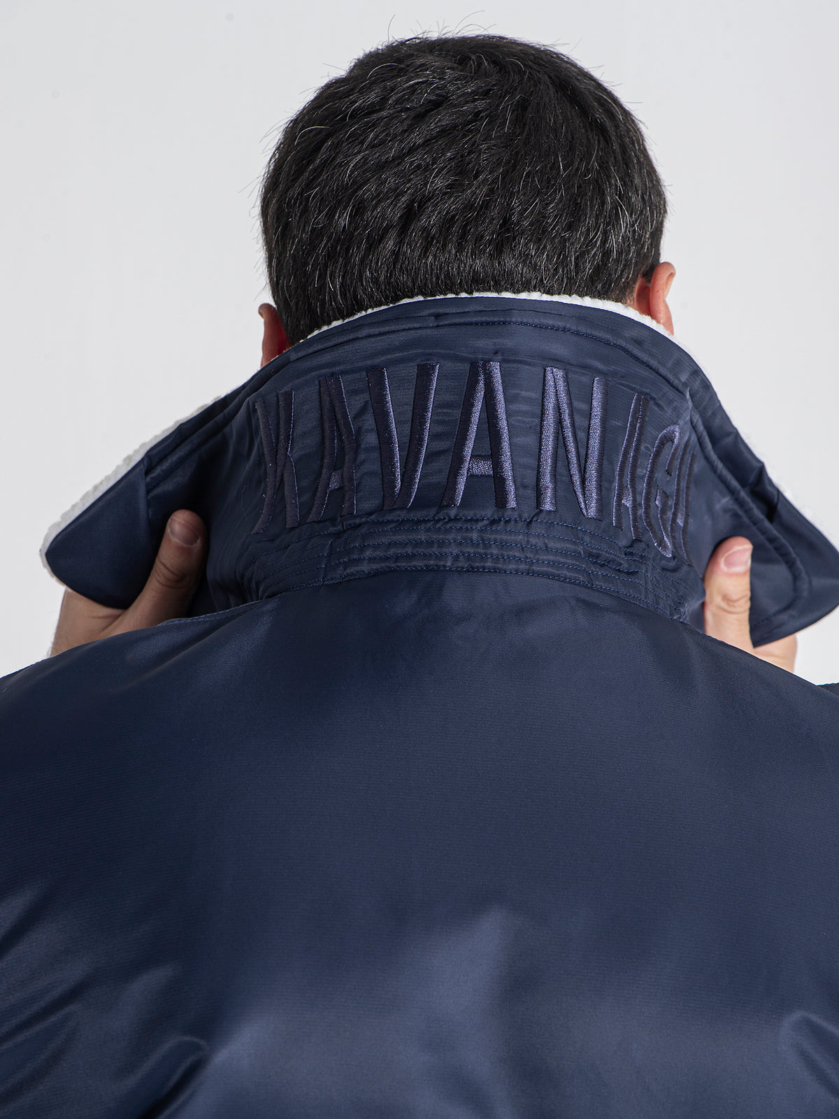 jackets / Dark Blue Aviator Jacket