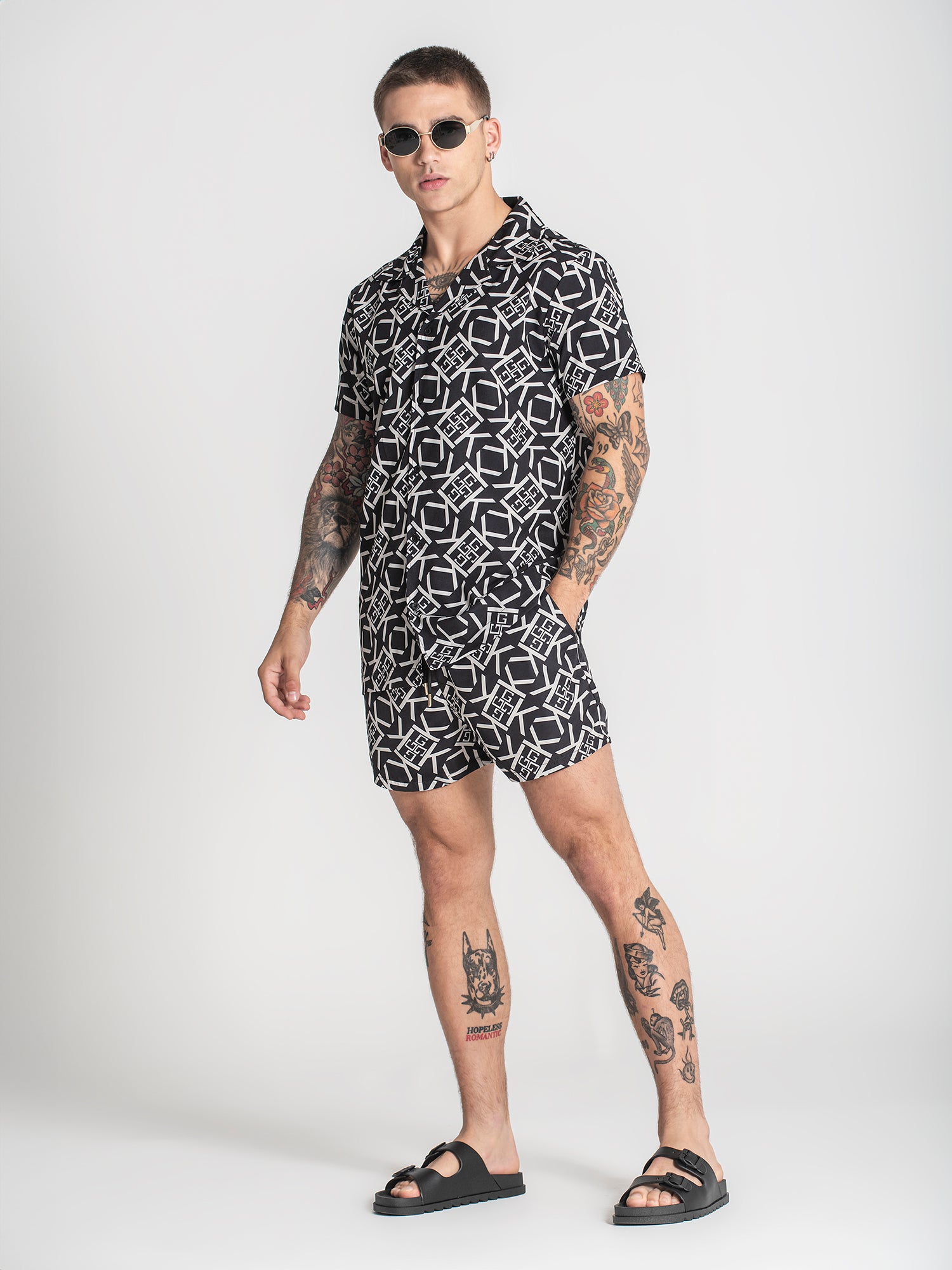 shirts / Black Gatsby Gold Shirt