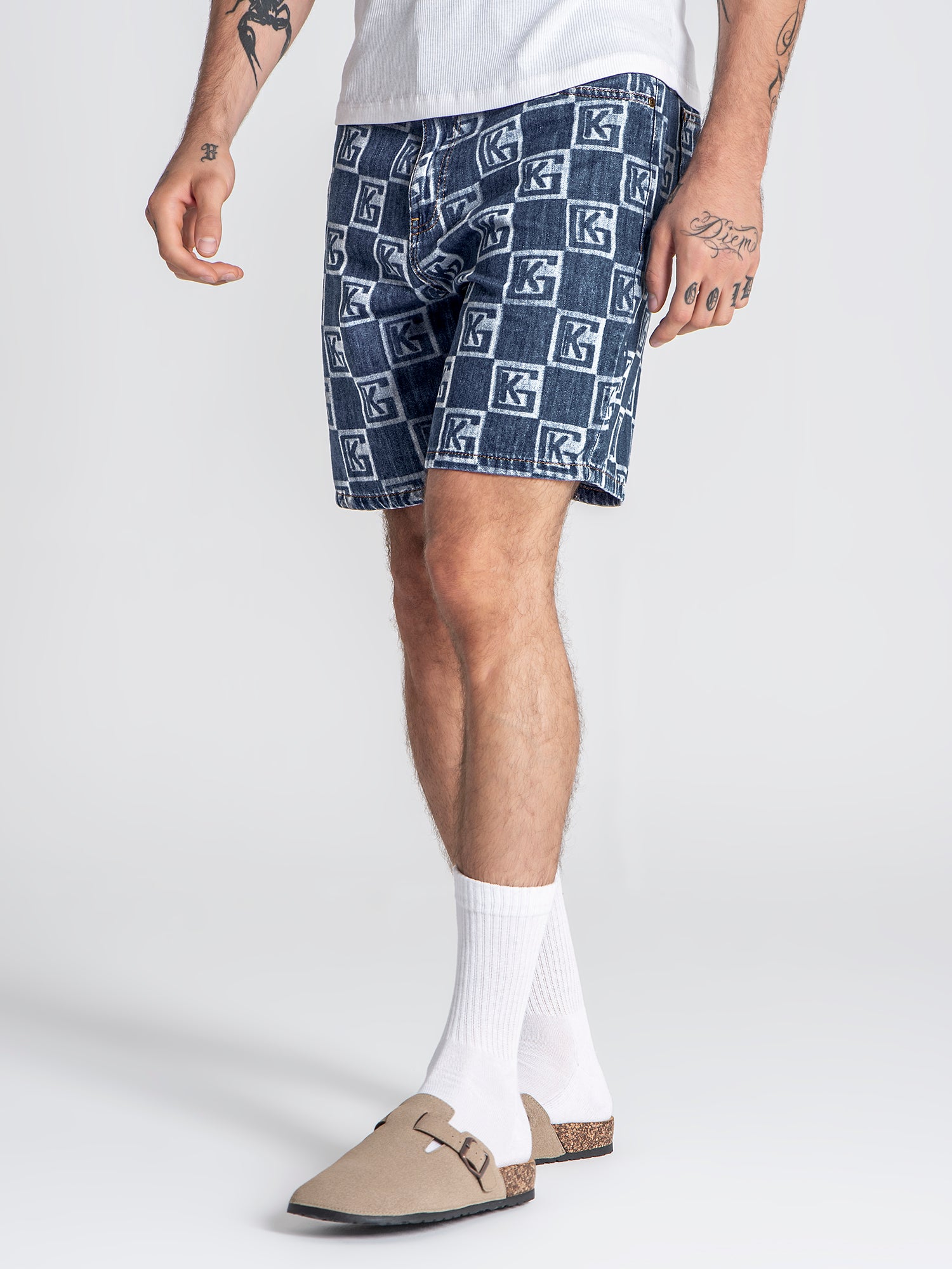 shorts / Light Blue Clone Denim Shorts