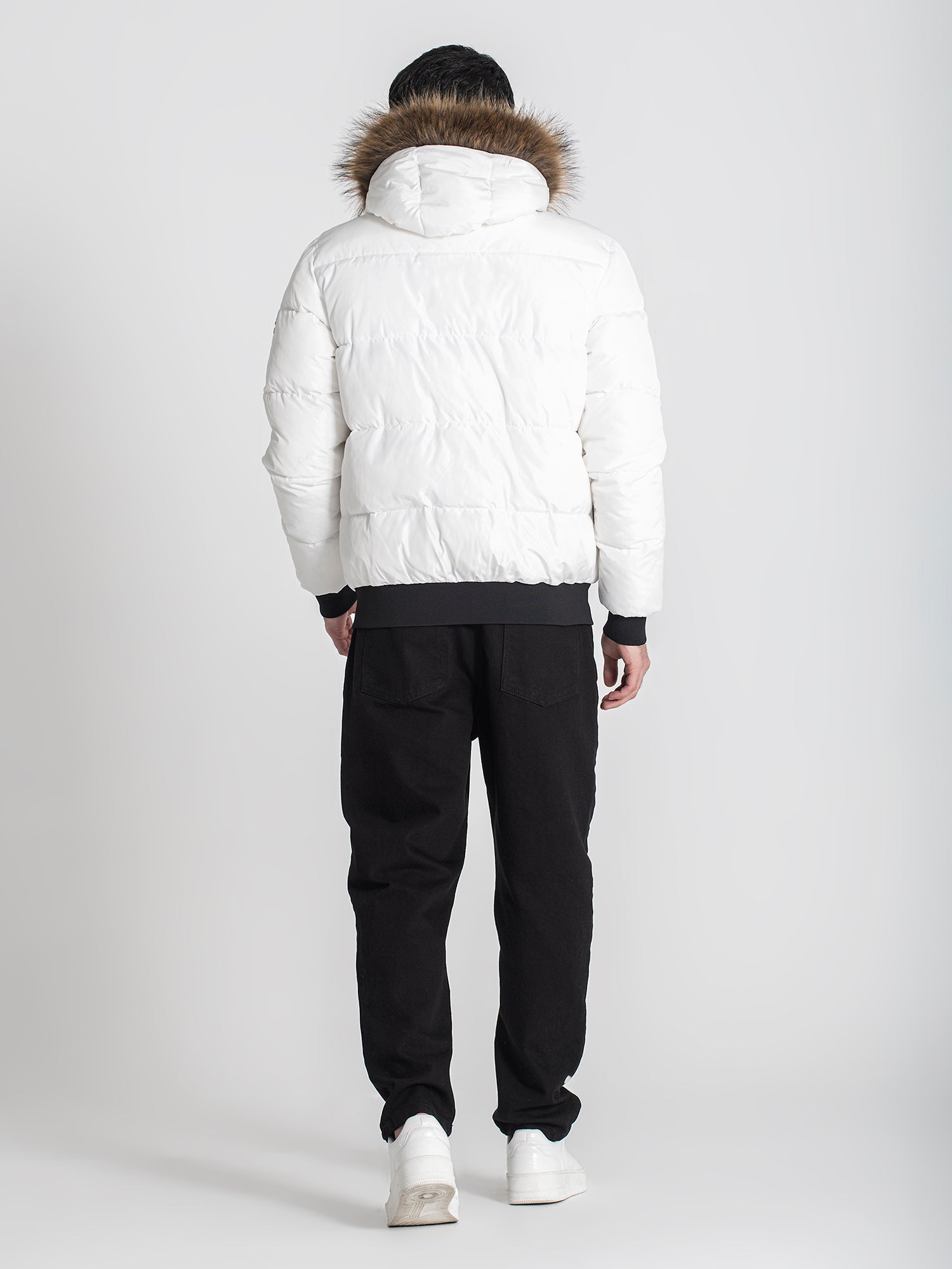 puffers / White Utility Puffer Jacket
