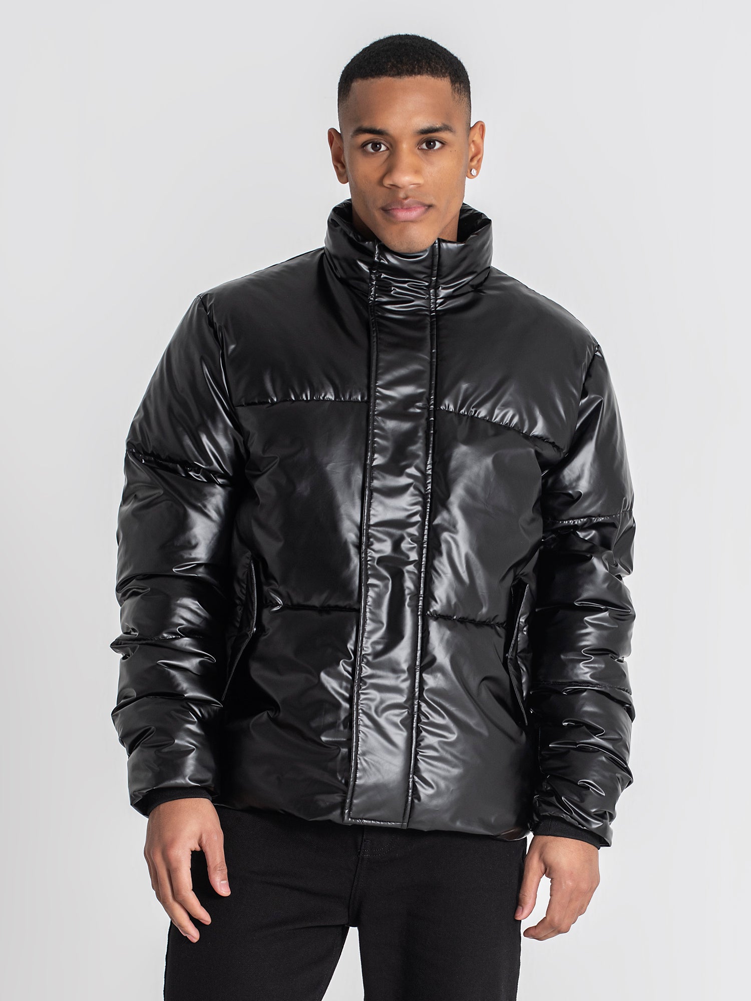puffers / Black Statement Puffer Jacket