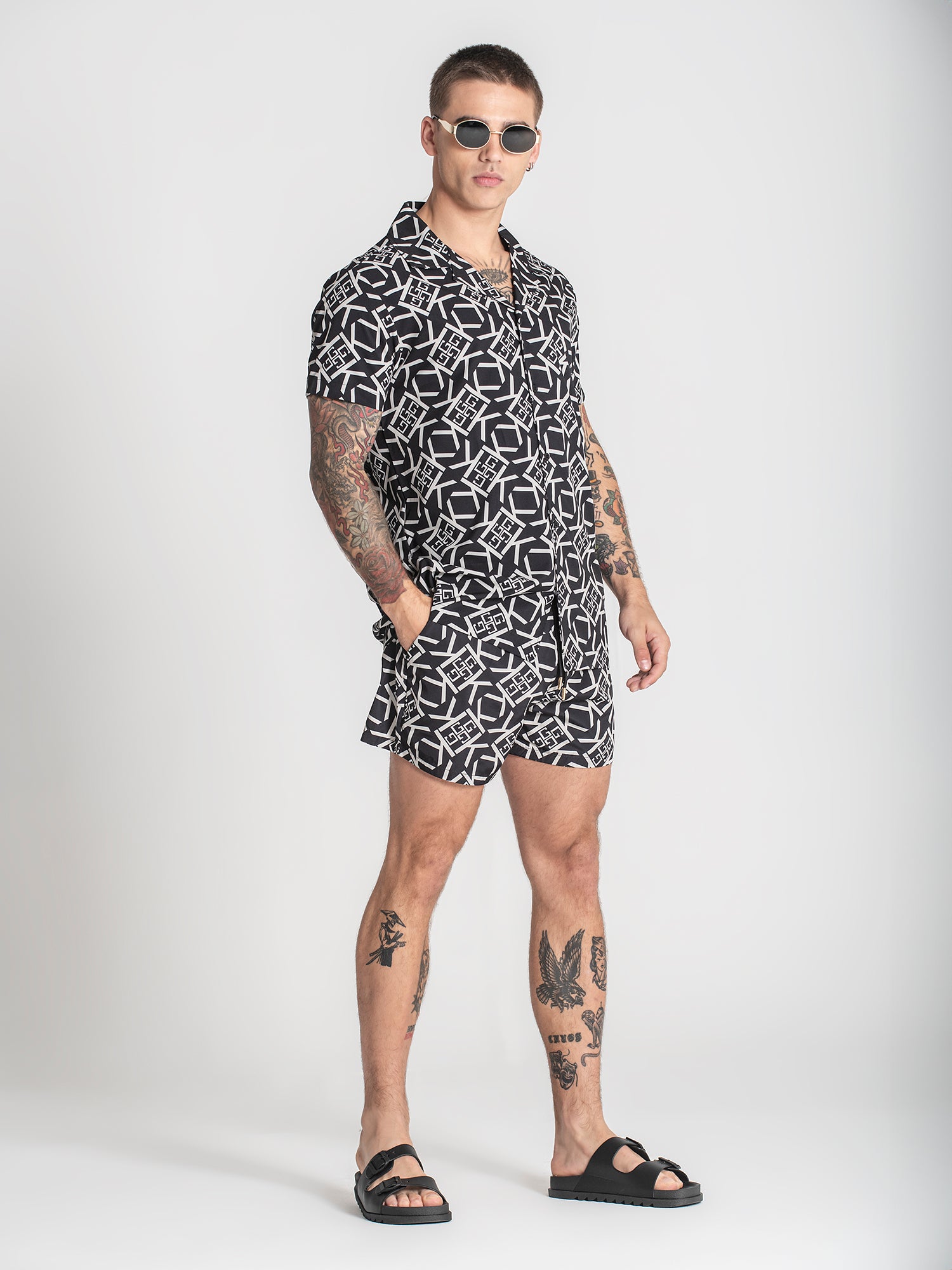 shirts / Black Gatsby Gold Shirt