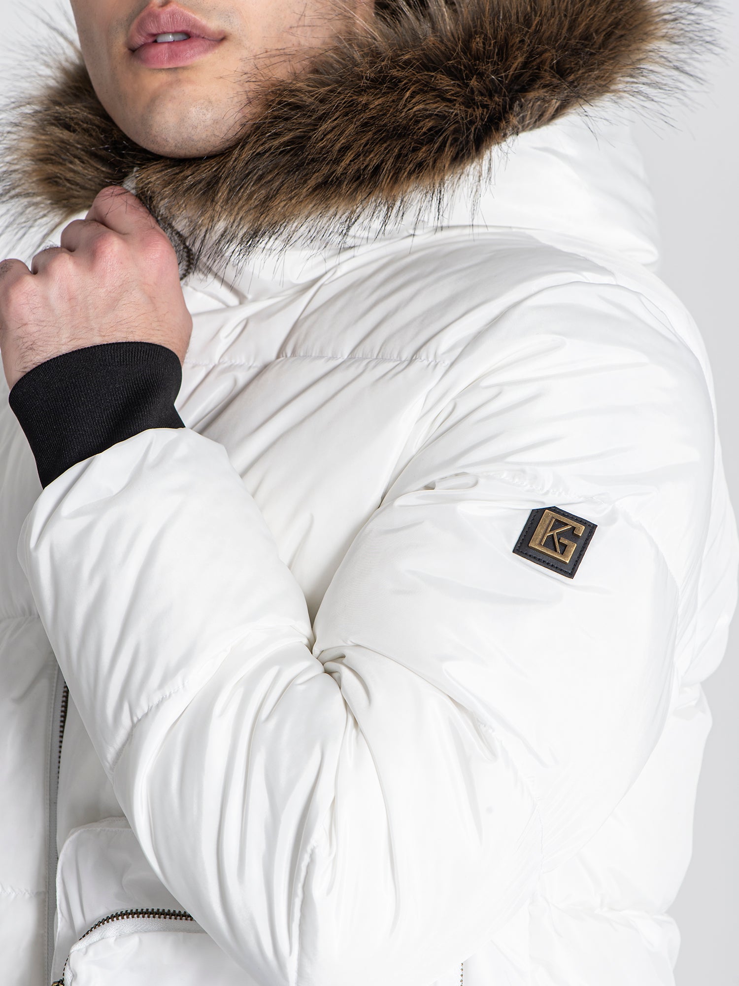 puffers / White Utility Puffer Jacket