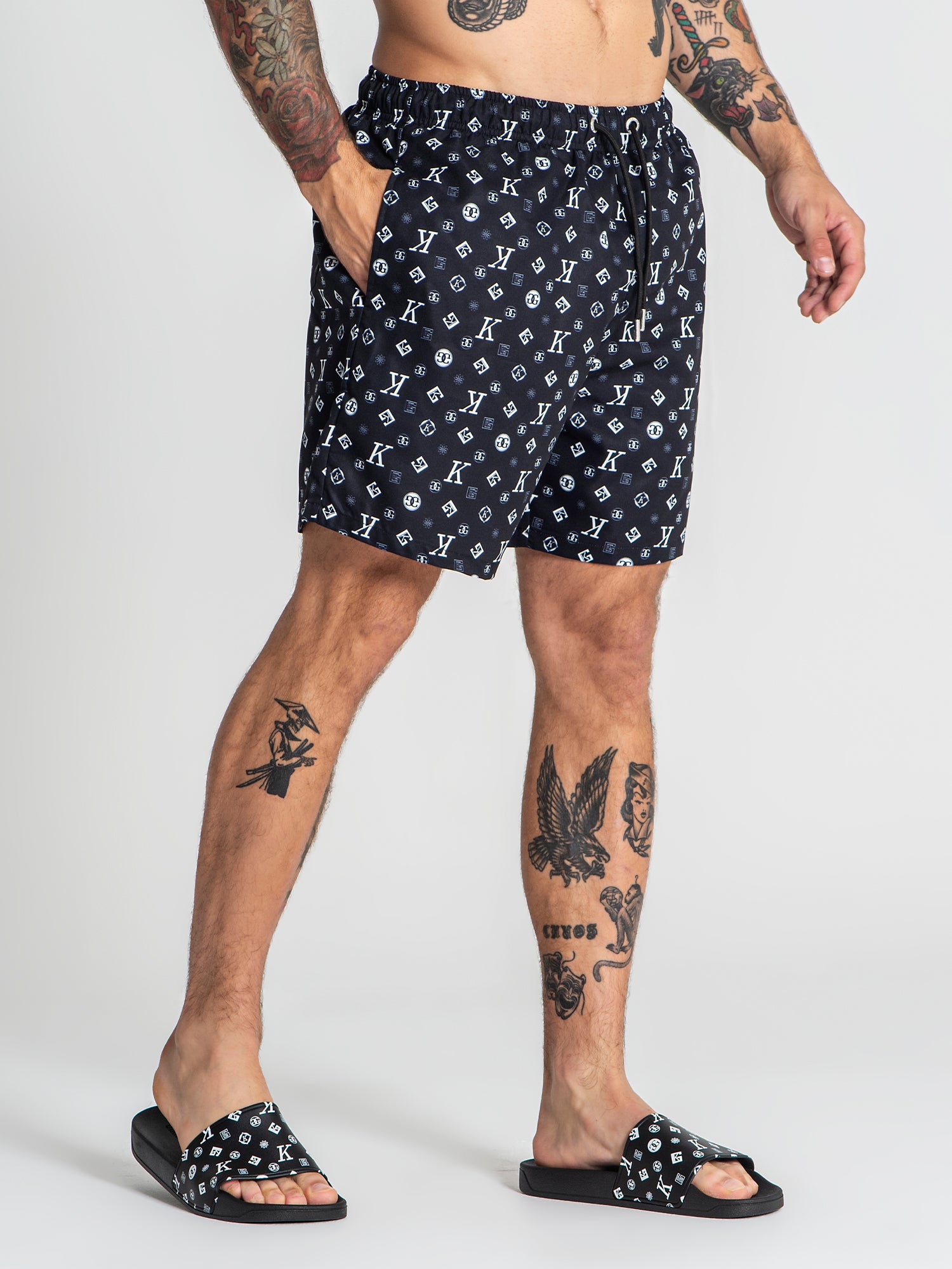 Black Mania Swimshorts