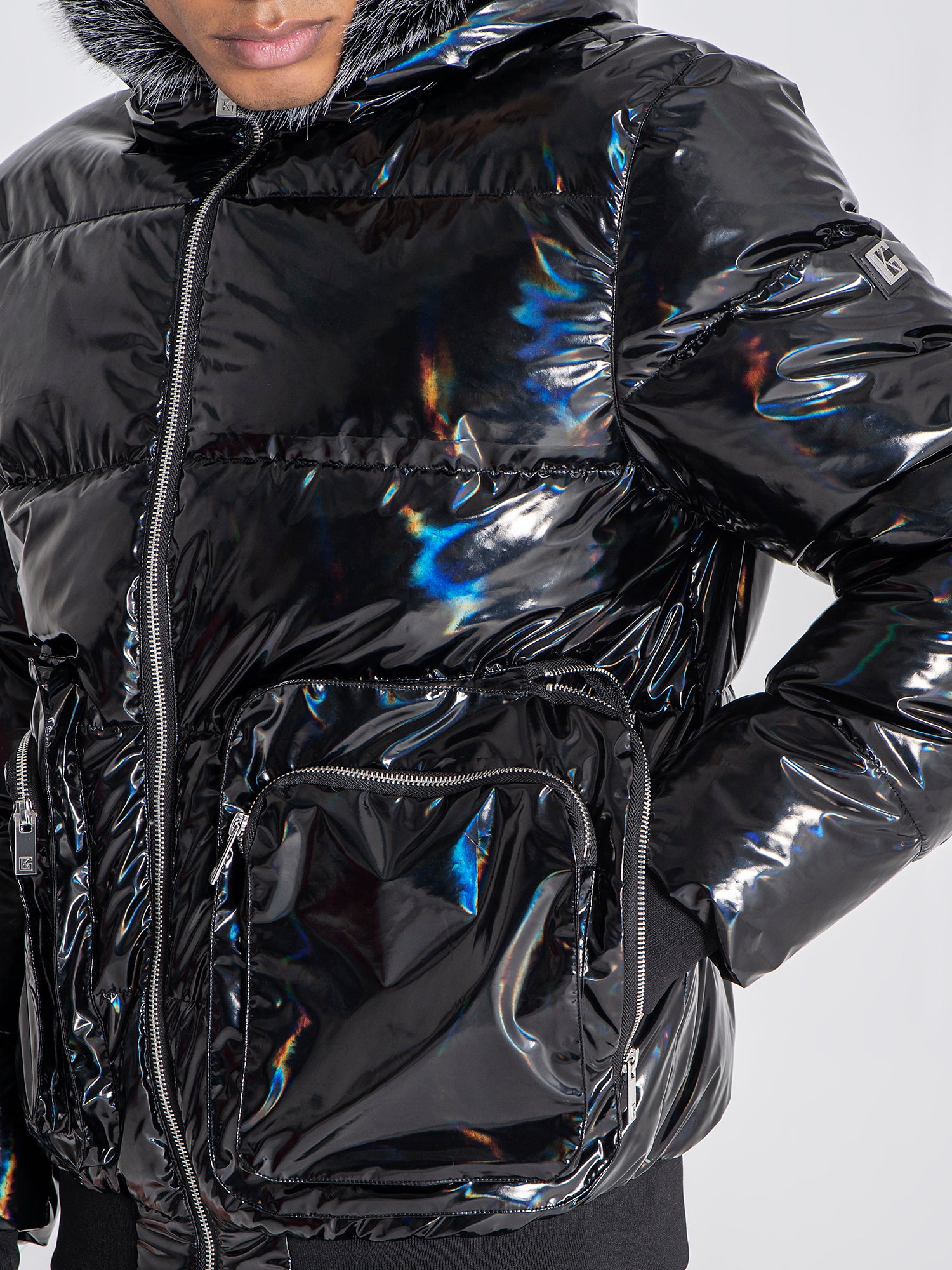 puffers / Multicolor Utility Puffer Jacket