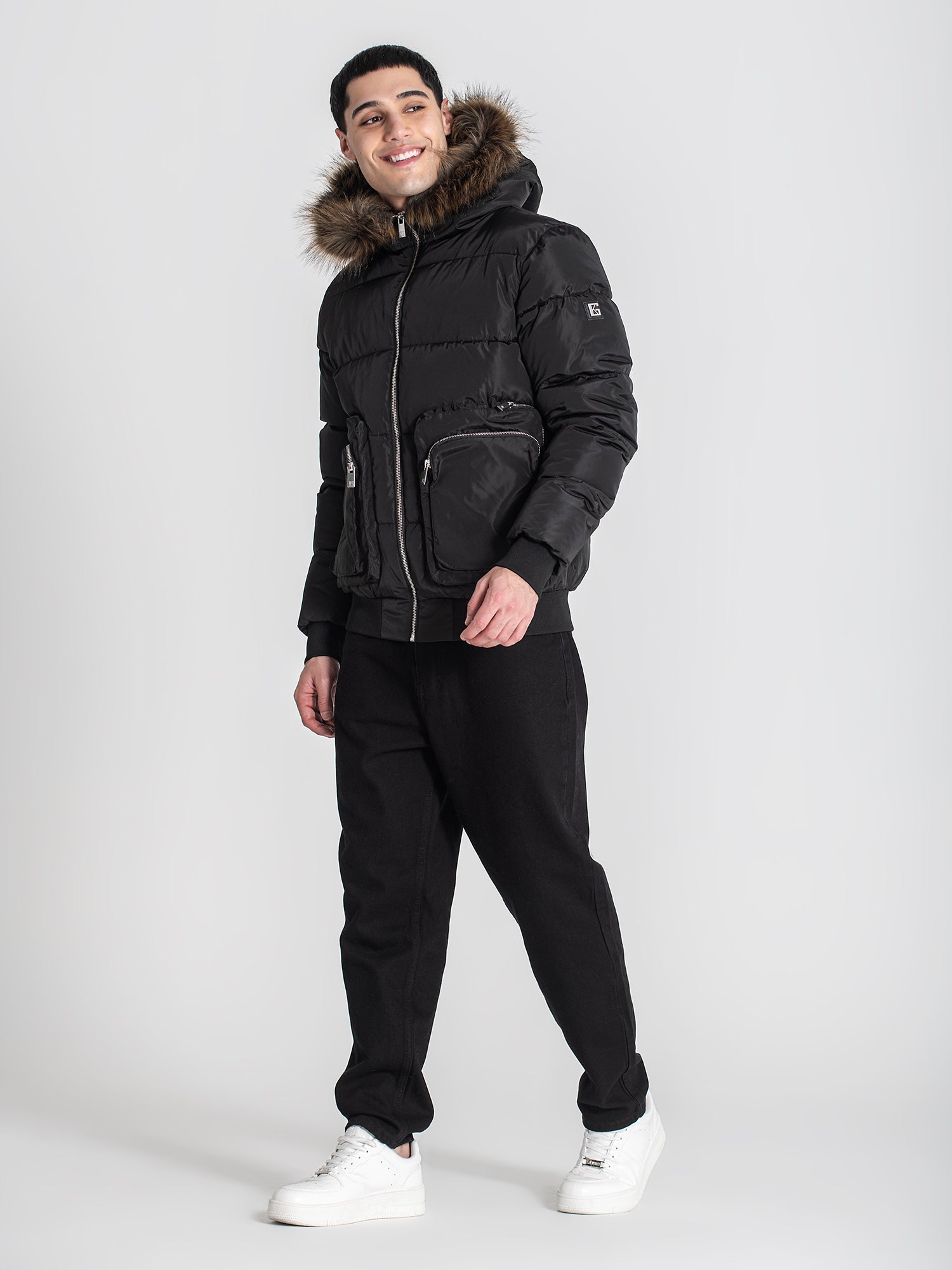 puffers / Black Utility Puffer Jacket
