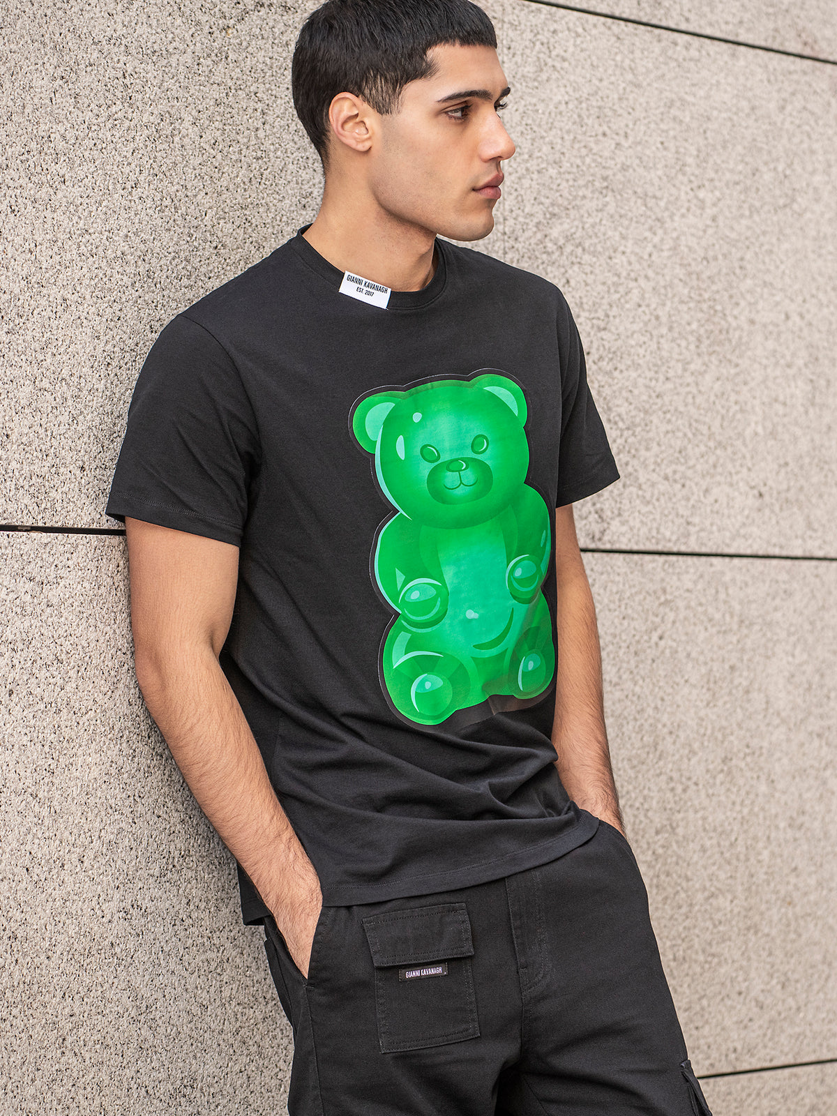 Black Candy Bear Tee