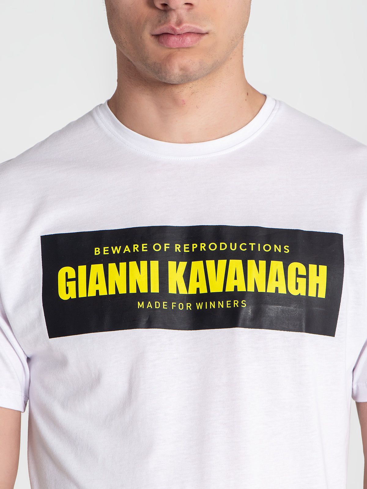 White Smiley Bear Tee