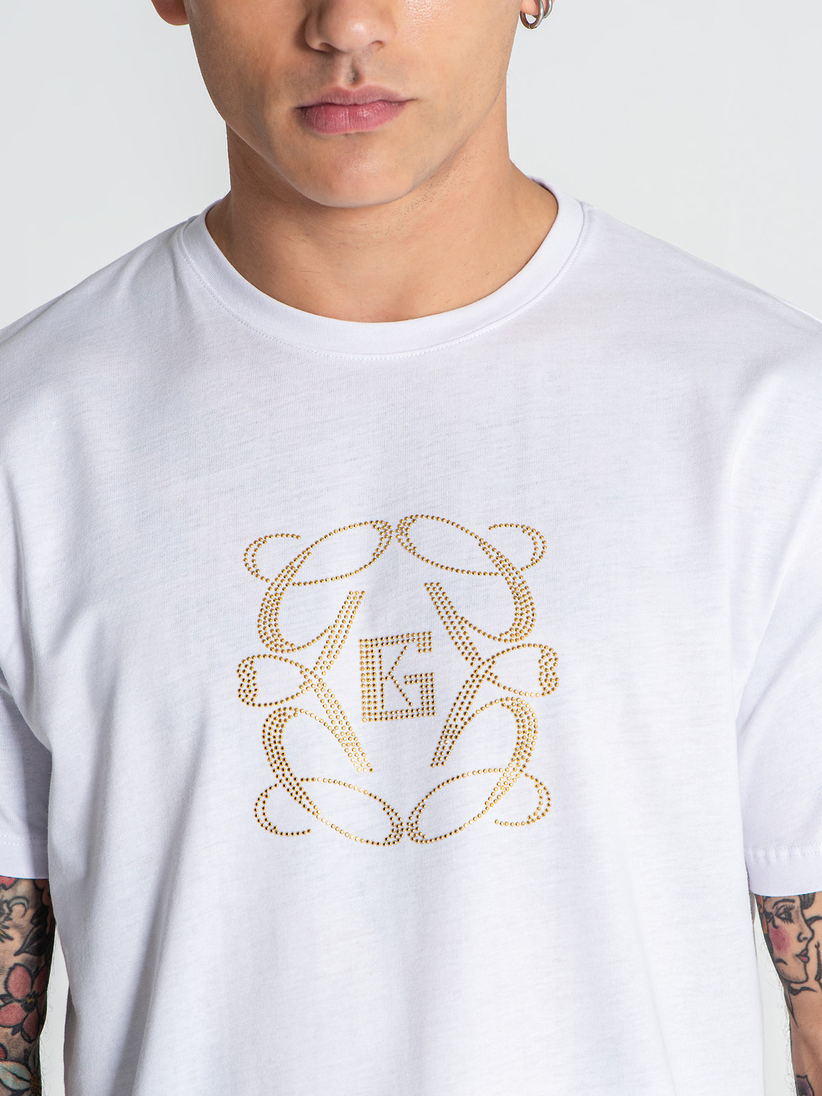 White Nouveau Tee