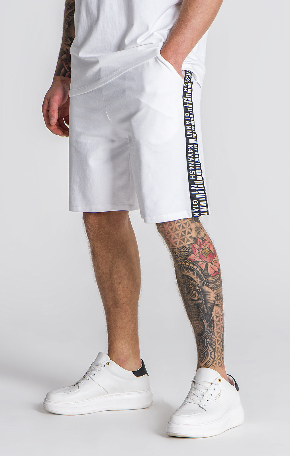 Pantalones Cortos Barcode 2.0 Blancos