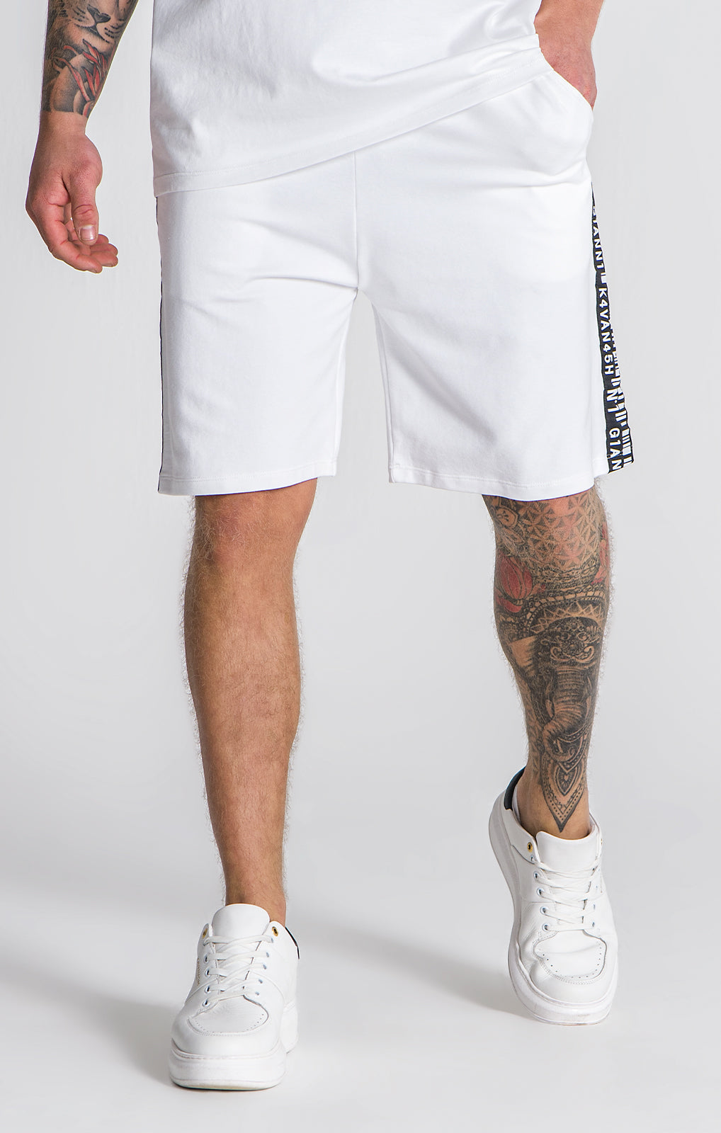 Pantalones Cortos Barcode 2.0 Blancos