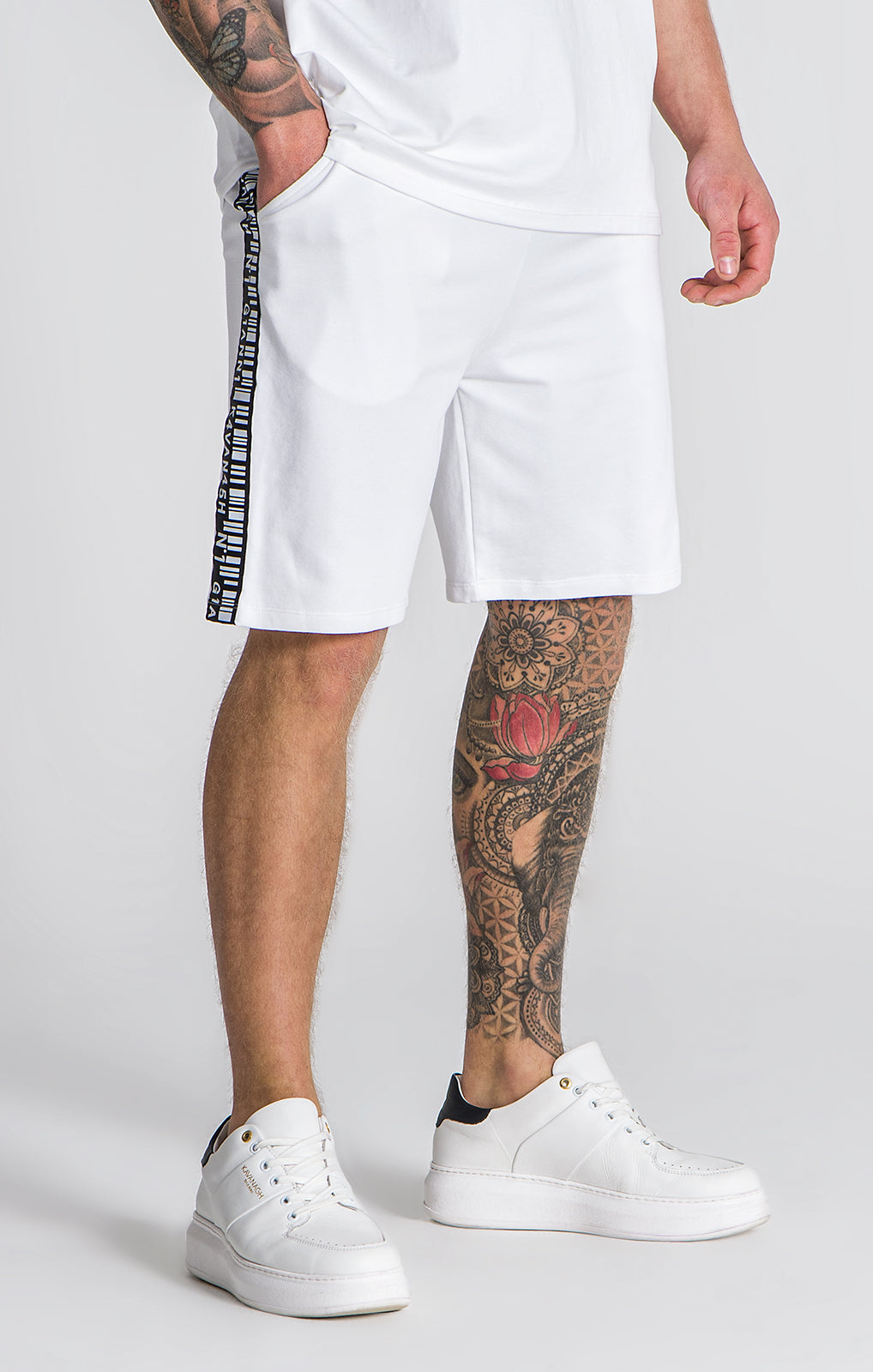 Pantalones Cortos Barcode 2.0 Blancos