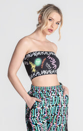 Top Corto Negro Futura