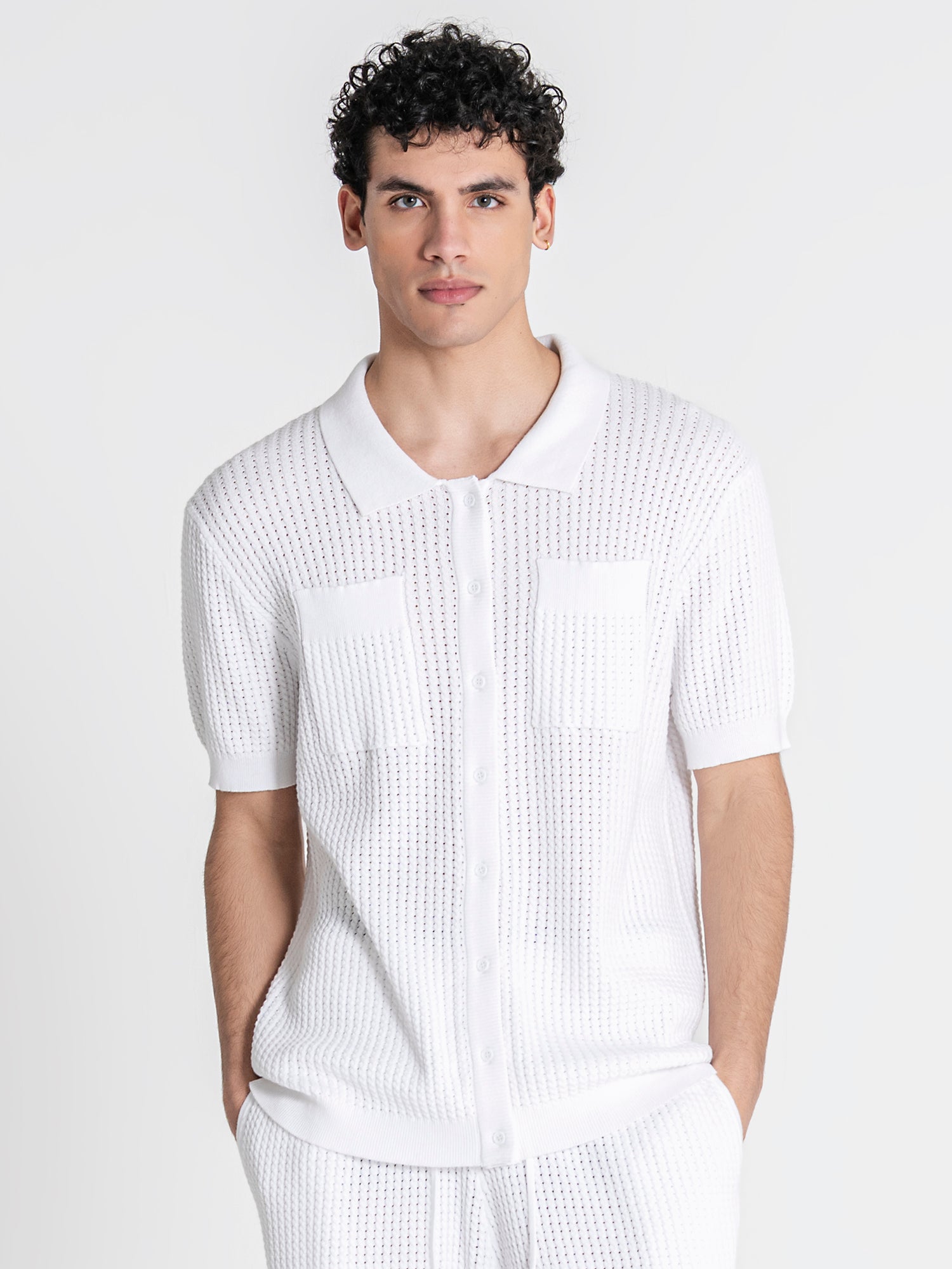 White Label Knit Shirt