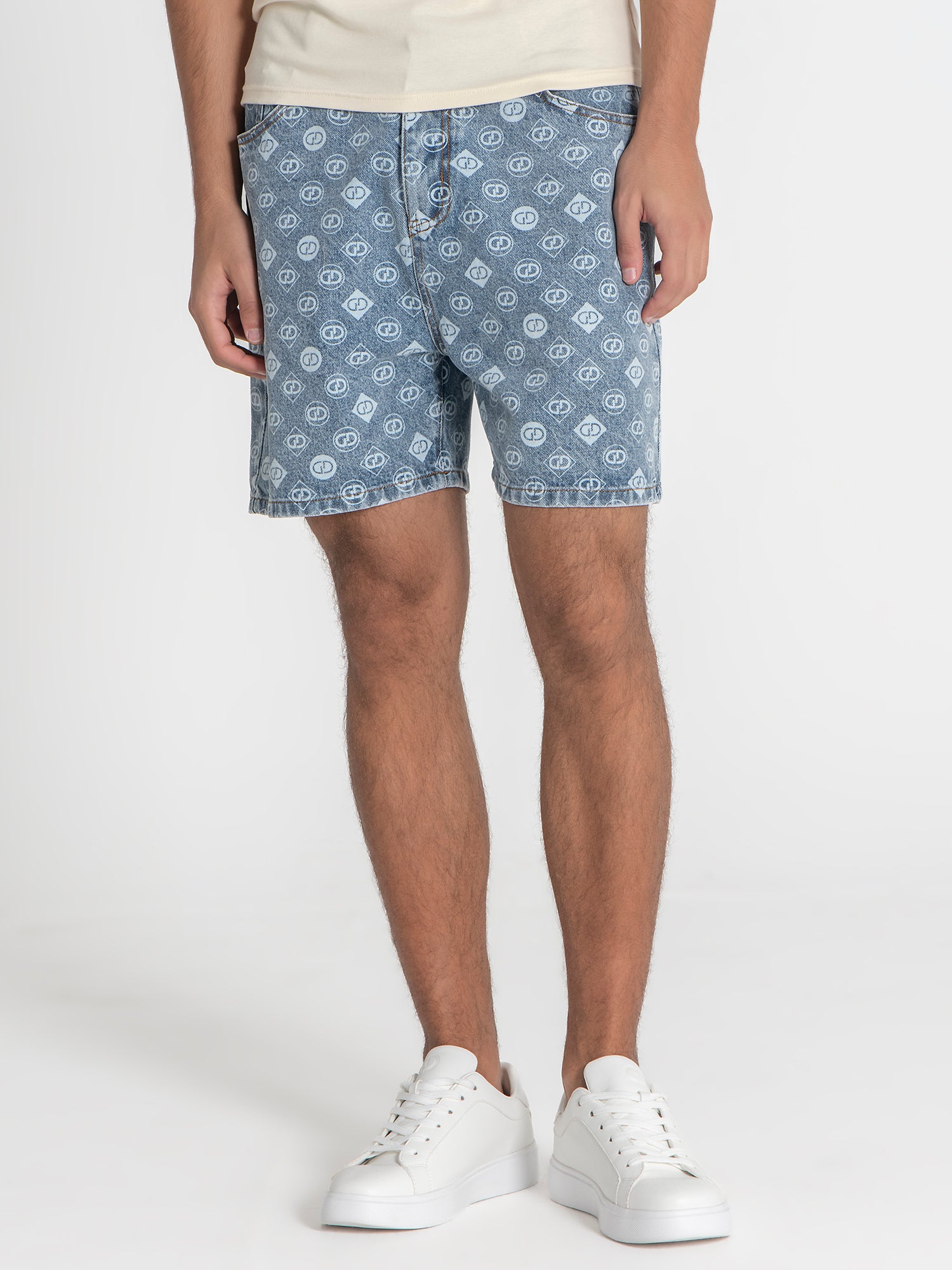 shorts / Blue GG Gram Denim Shorts