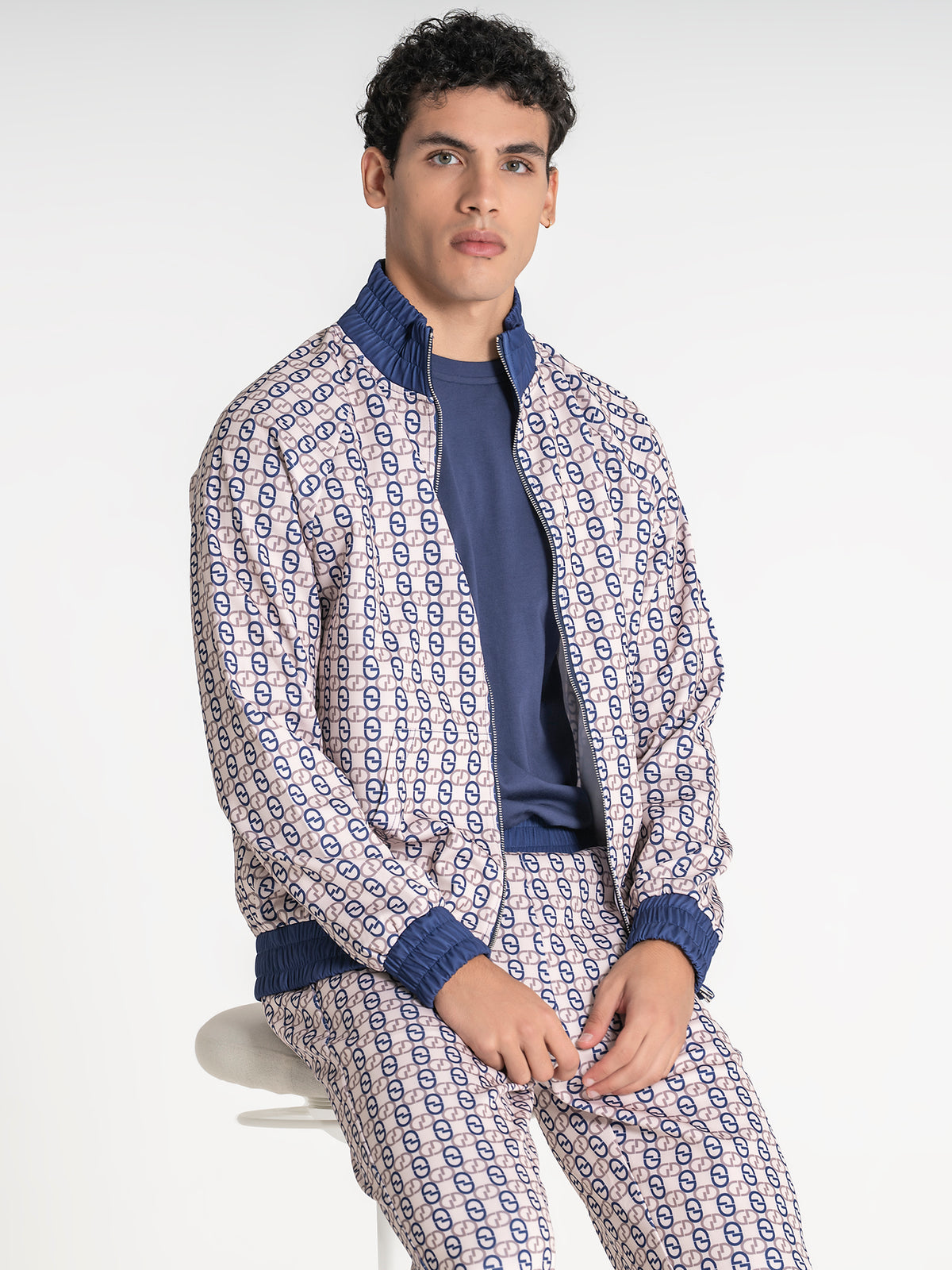 zip jackets / Blue GG Mania Zip Jacket