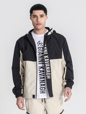 zip jackets / Beige Urban Allure Hoodie Jacket