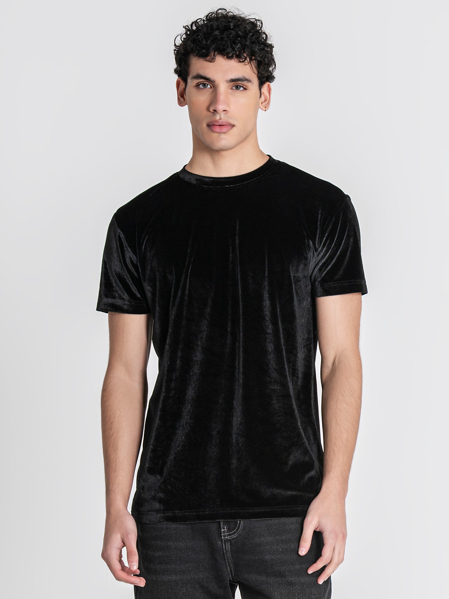 t-shirts / Black GK Tape Velvet Tee
