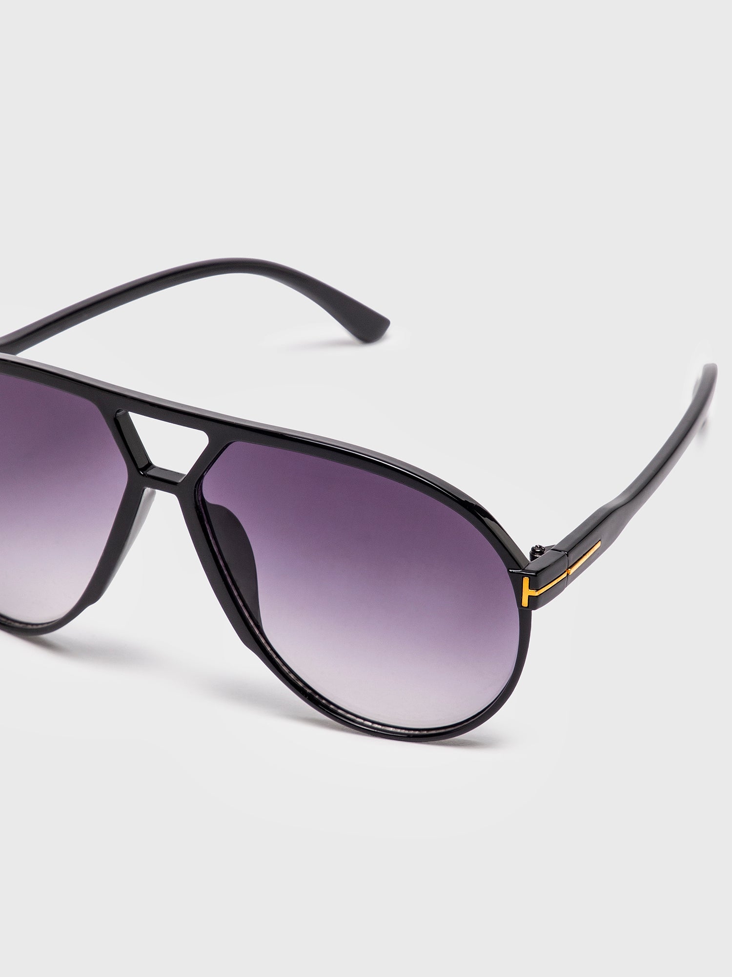 Purple Aviator Sunglasses