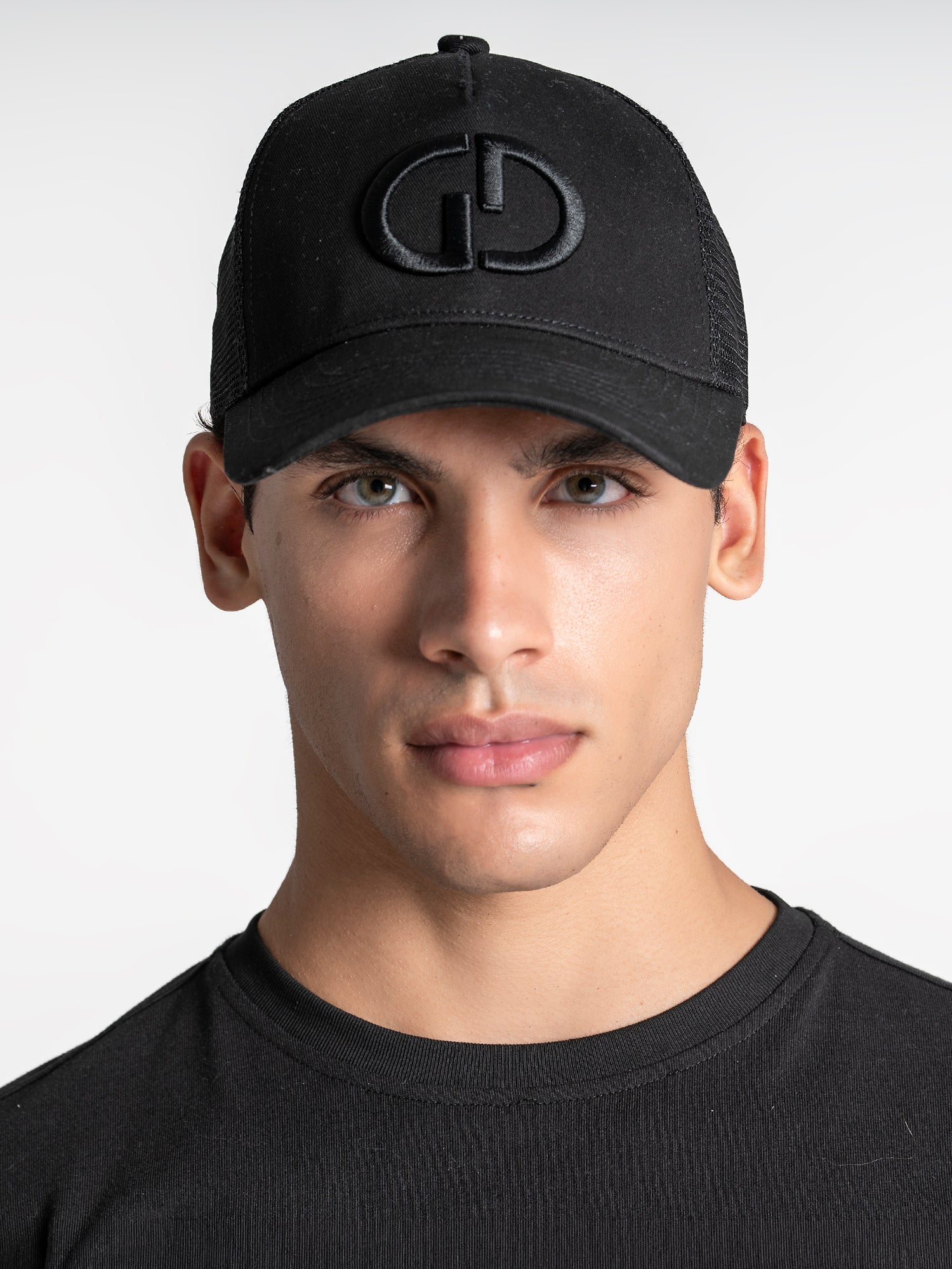 Black Maxi GG Mesh Cap