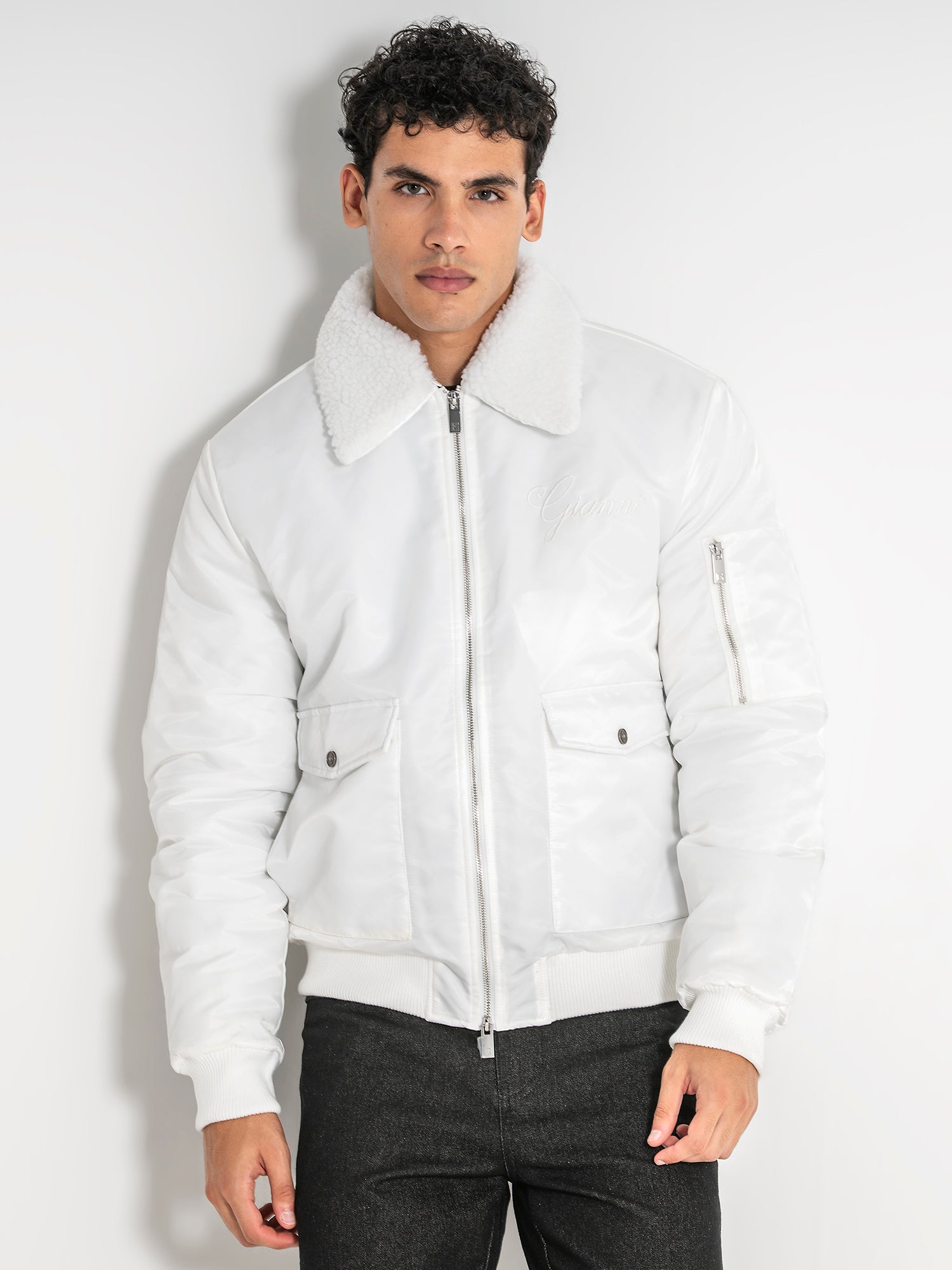 bombers / White Gianni Bomber Jacket