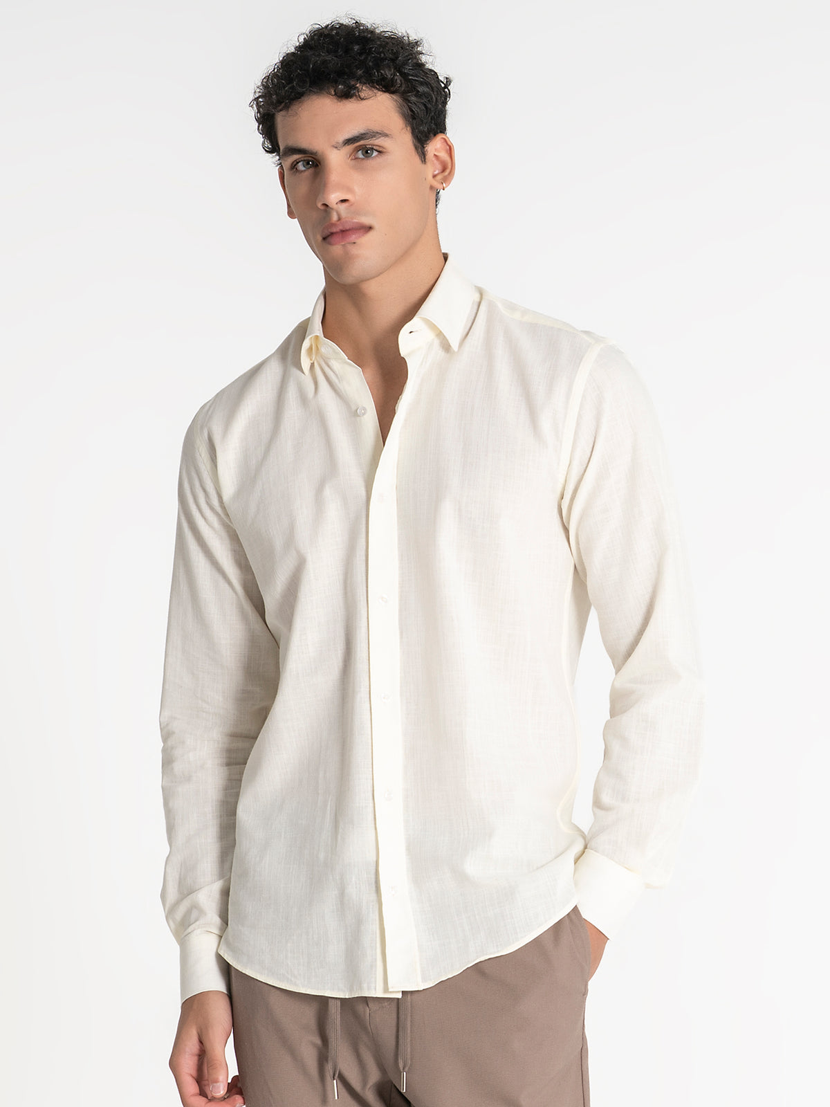 Chemise Beige Linen