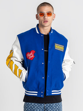bombers / Blue Grumpy Duck Bomber Jacket
