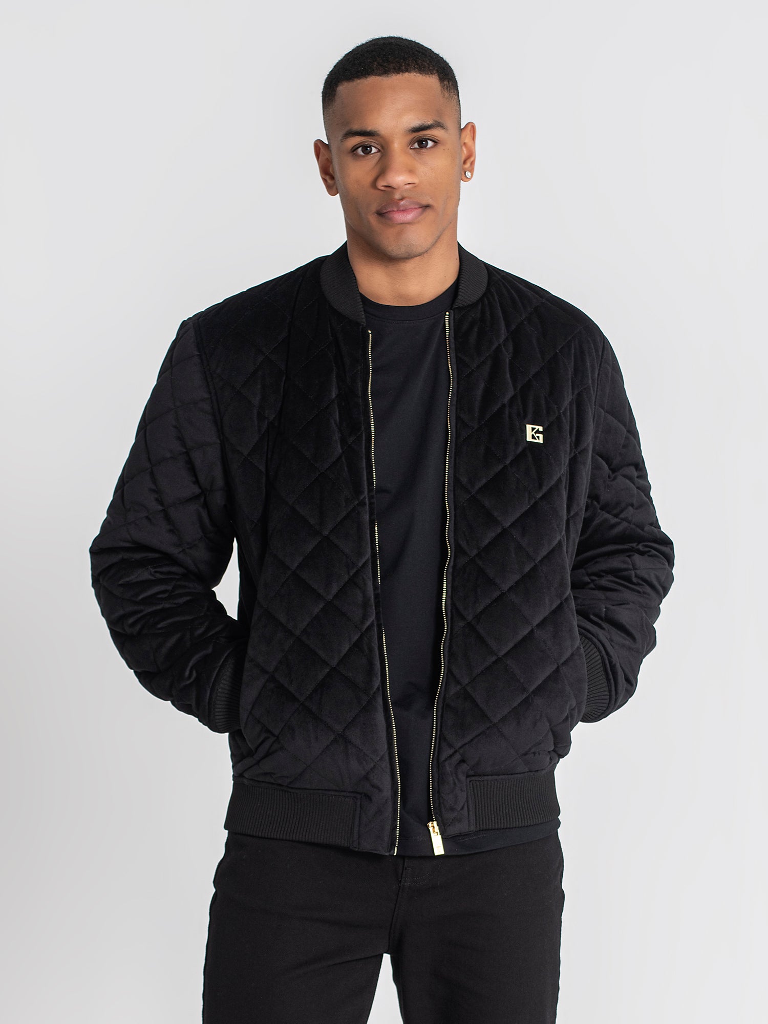 Black Pillow Velvet Jacket