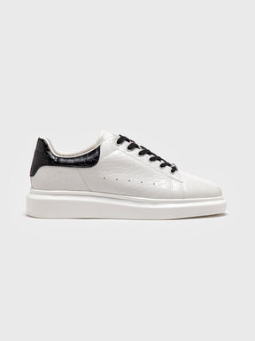 sneakers / White Elevated Block Sneakers