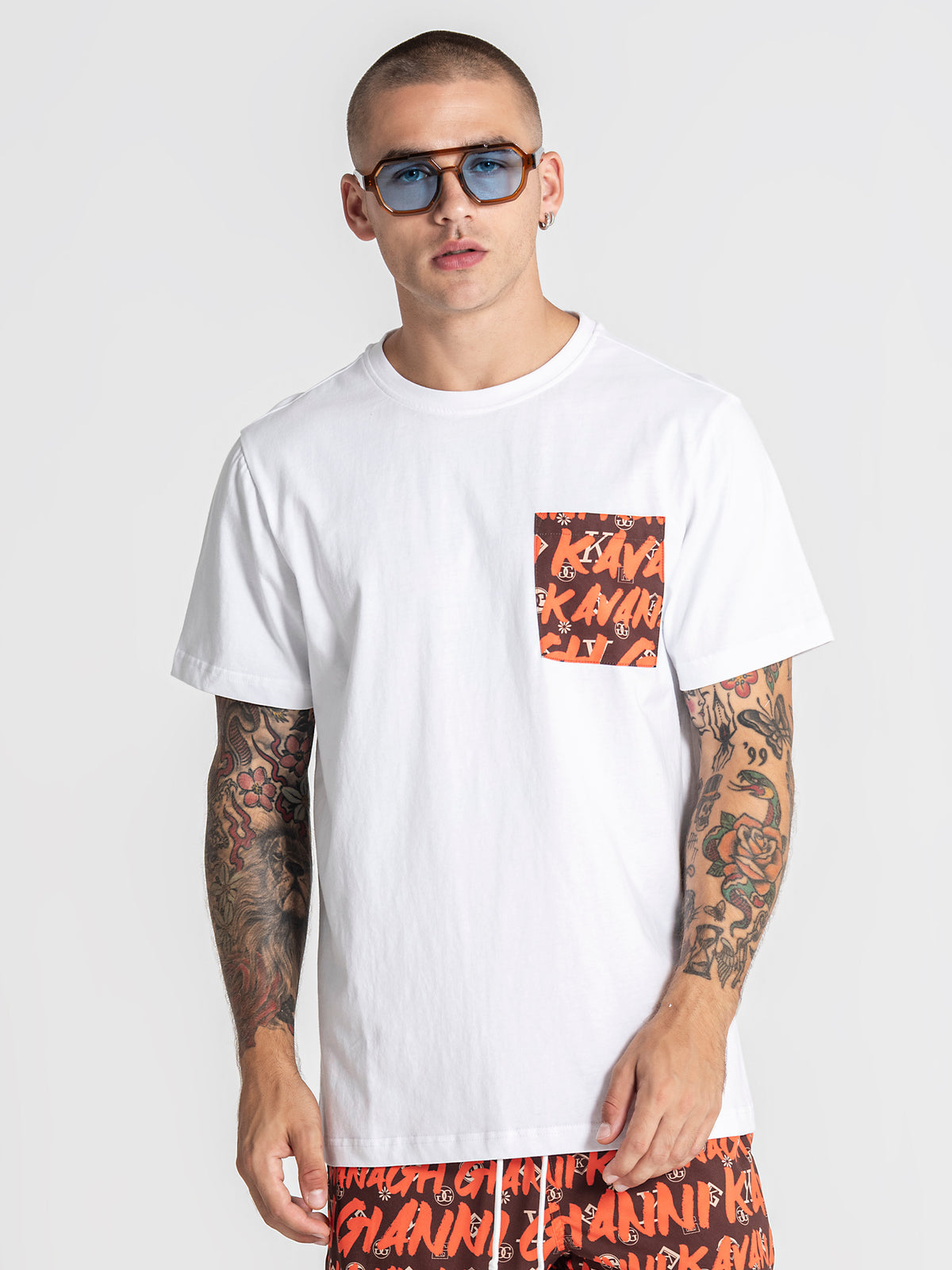 t-shirts / White Rebel Pocket Tee