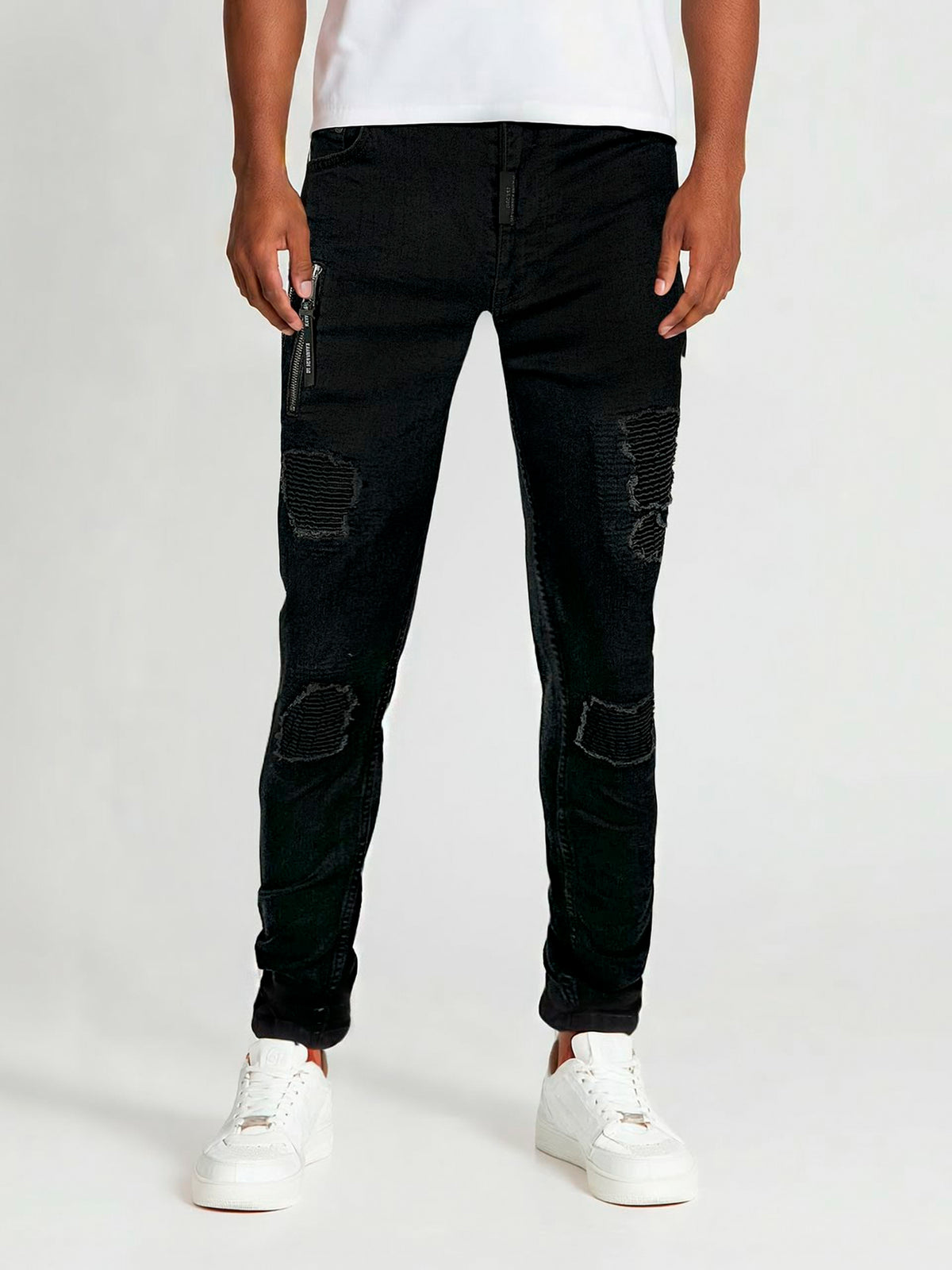jeans / Black Motor Slim Fit Jeans
