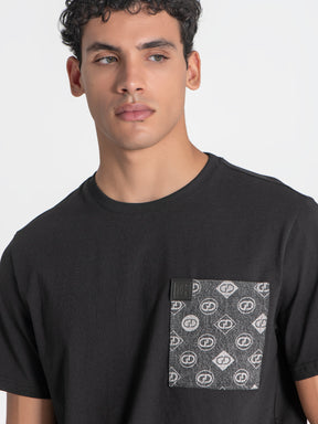 t-shirts / Black GG Pocket Tee