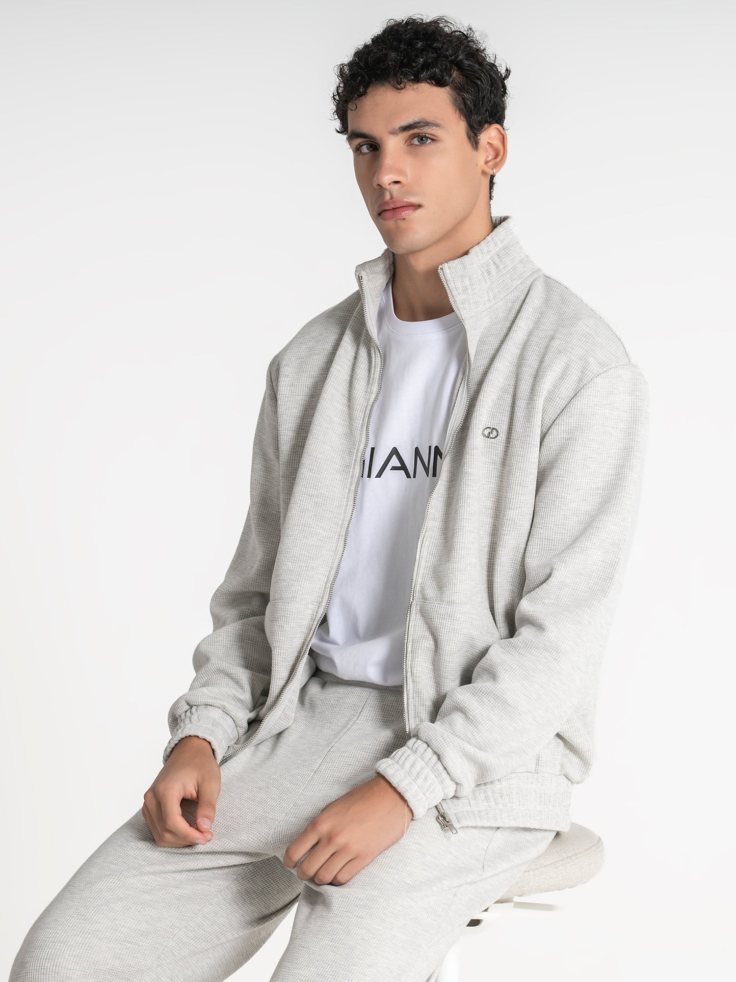 zip jackets / Grey Stone Zip Jacket