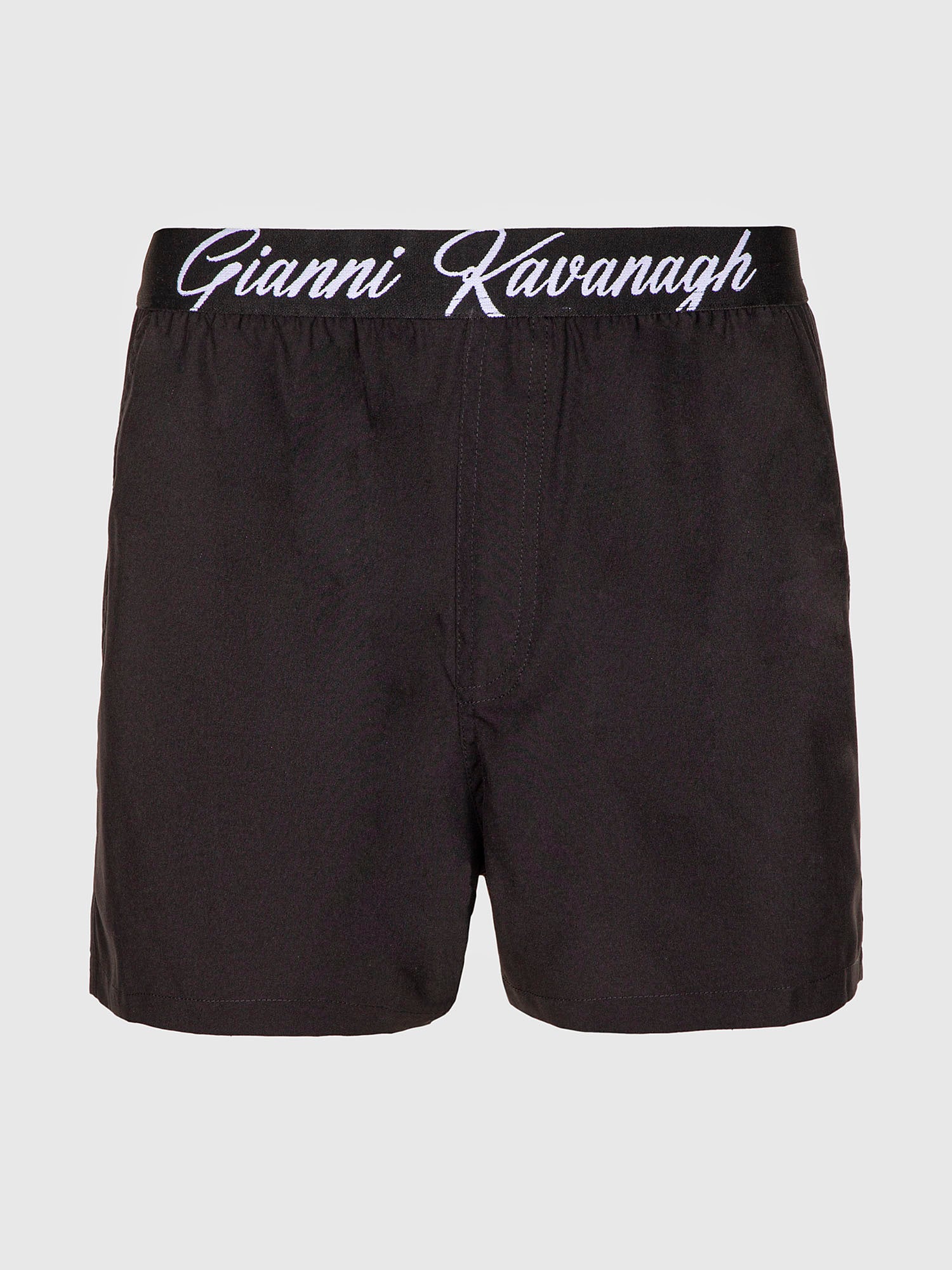 Black Script Swimshorts