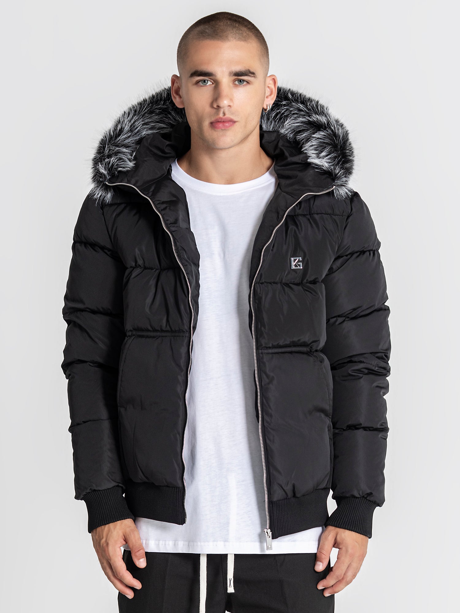 Black Essential Puffer Jacket