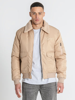 bombers / Beige Gianni Bomber Jacket