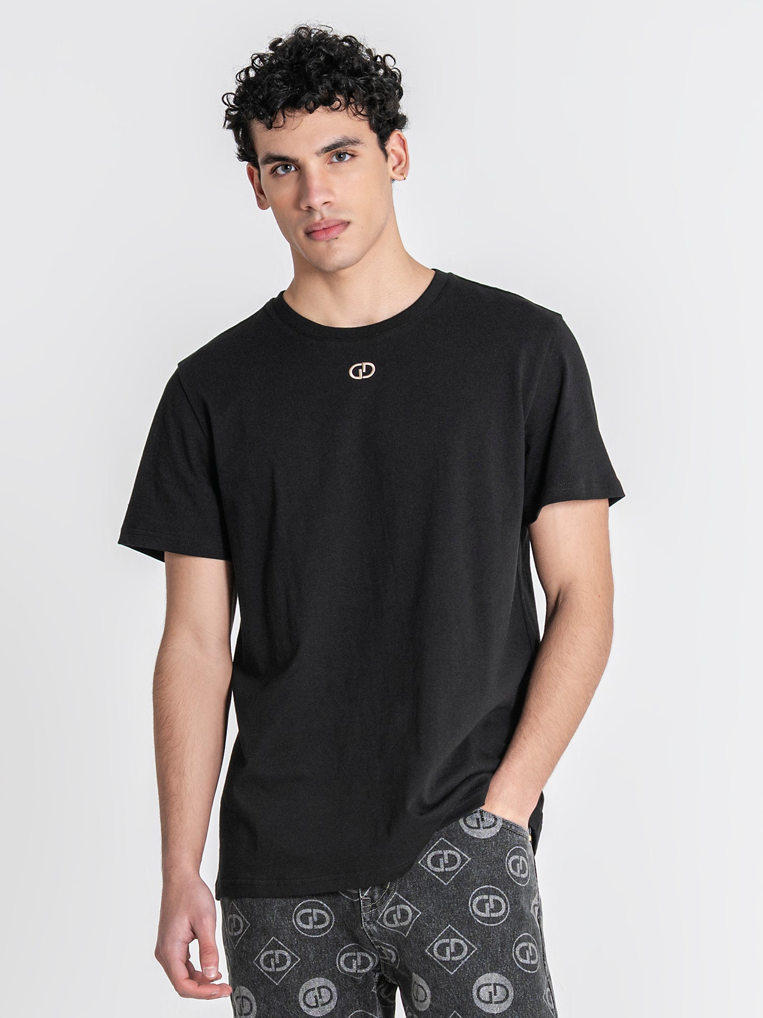 t-shirts / Black Micro GG Tee