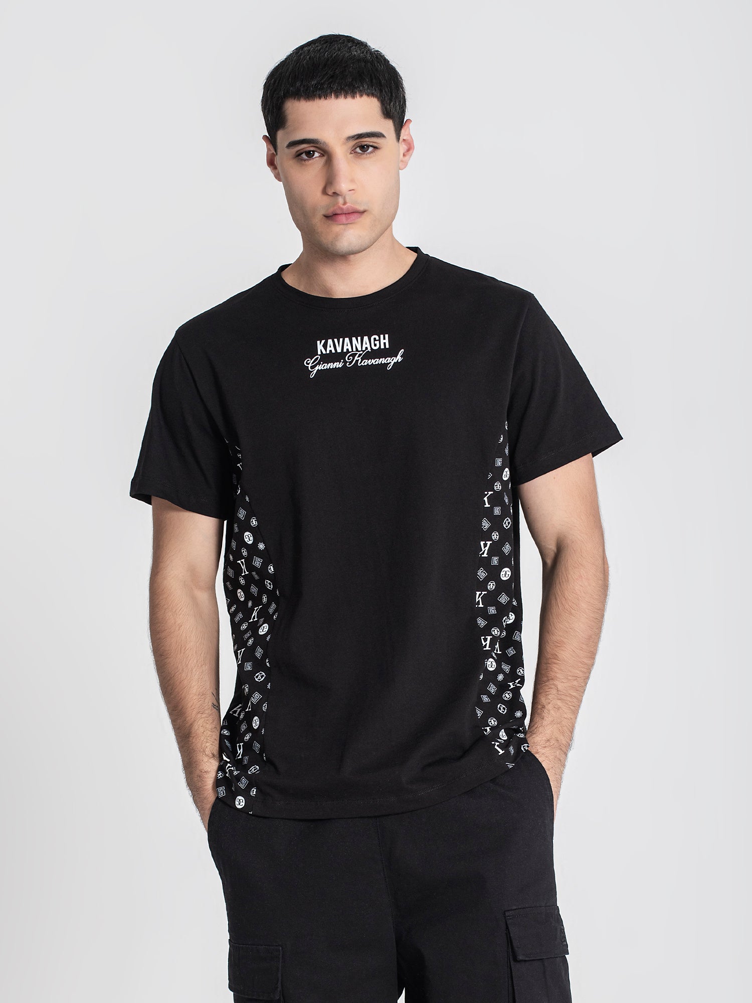 Black Logomania Tee