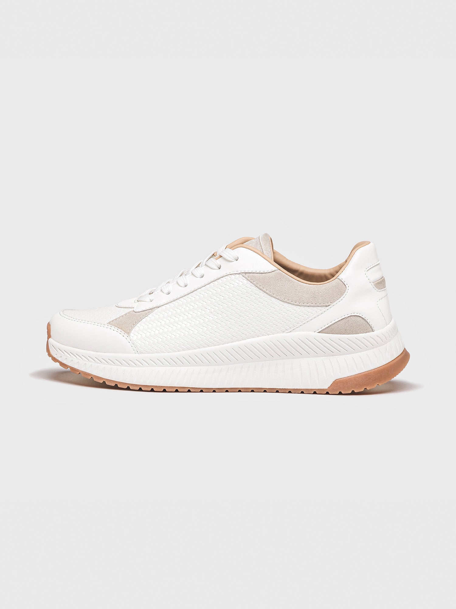 White Tangled Sneakers