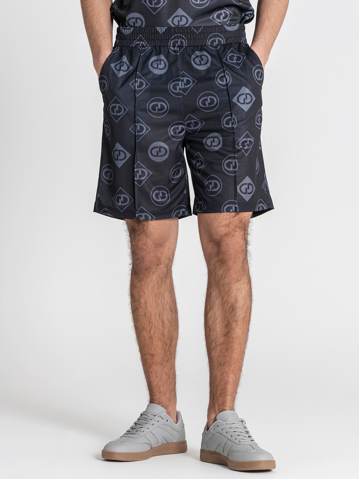 Black GG Shorts