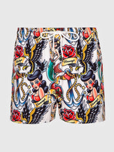 swimshorts / White Tattoo Swimshorts