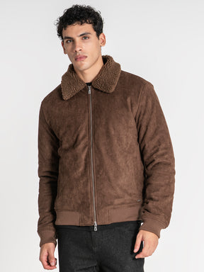 jackets / Brown Timeless Aviator Jacket