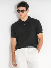 polos / Black Sense Knit Polo
