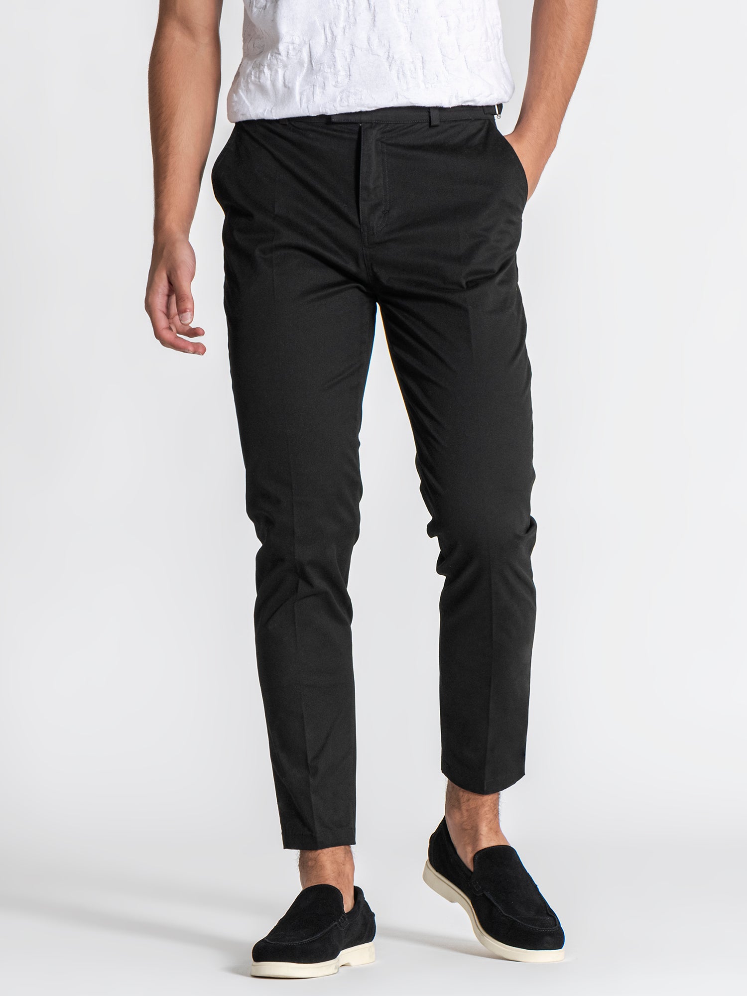 Black Lock Chino Pants